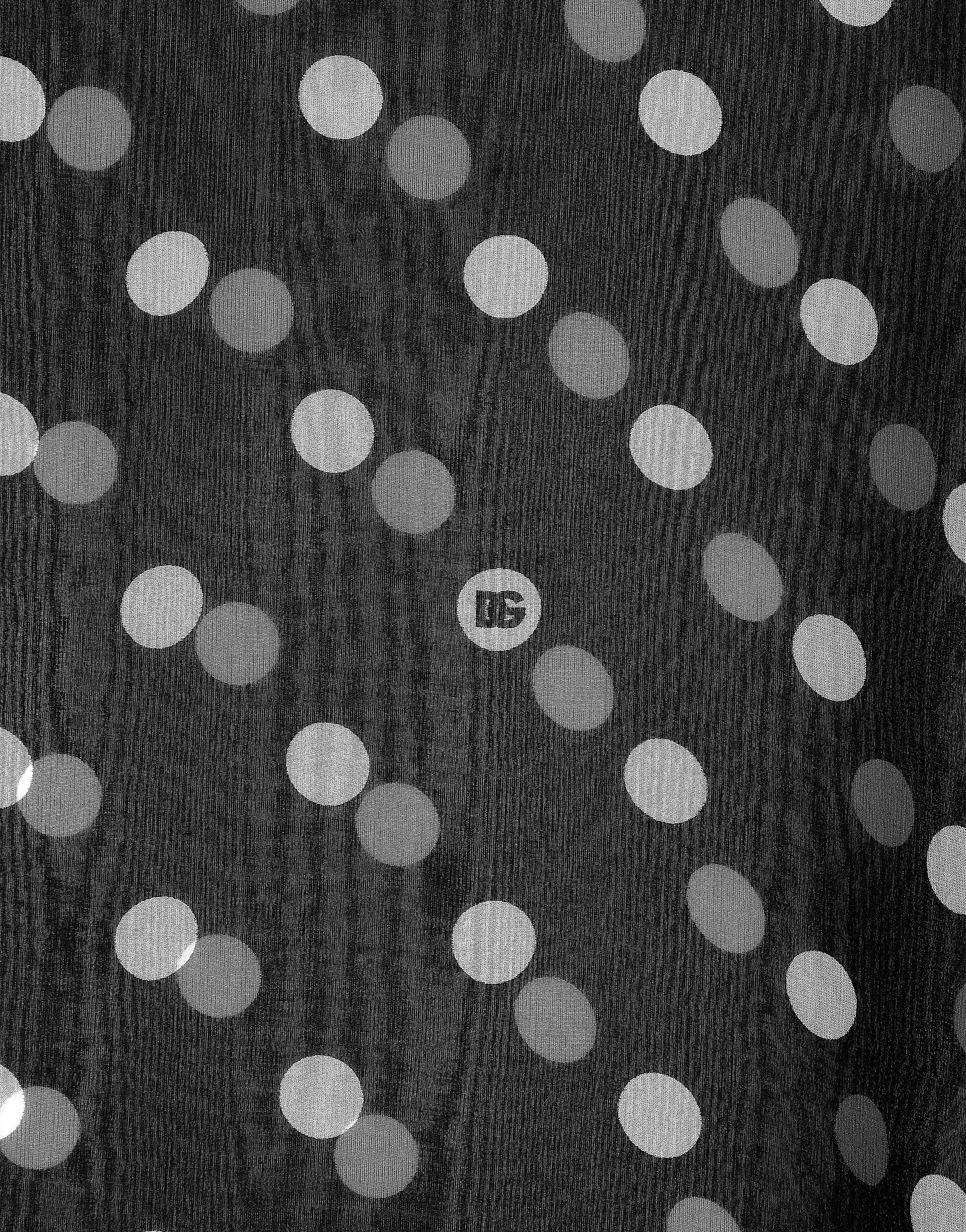 Dolce & Gabbana Polka-dot Chiffon Pussy-bow Blouse In プリ