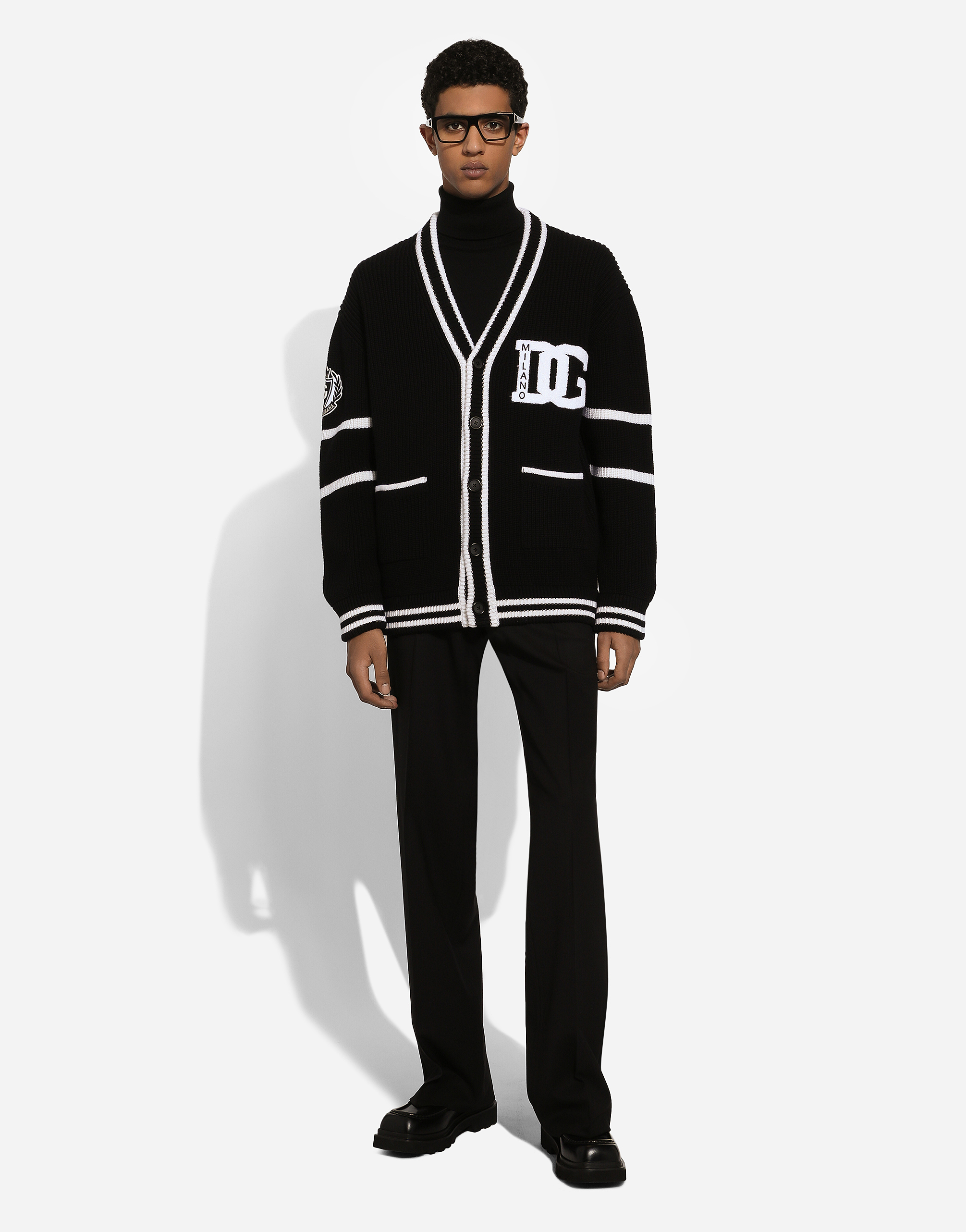 Dolce & Gabbana Cardigan In Black