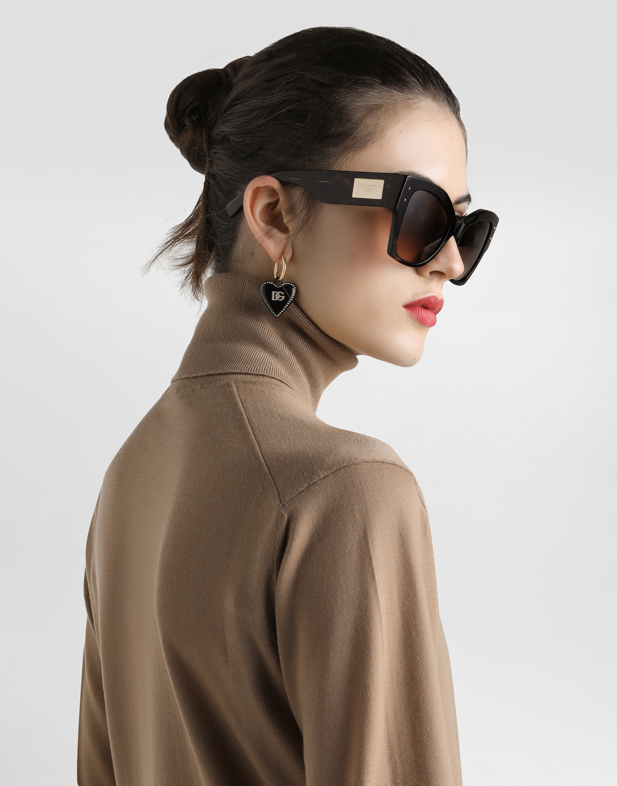 Cashmere turtleneck pullover