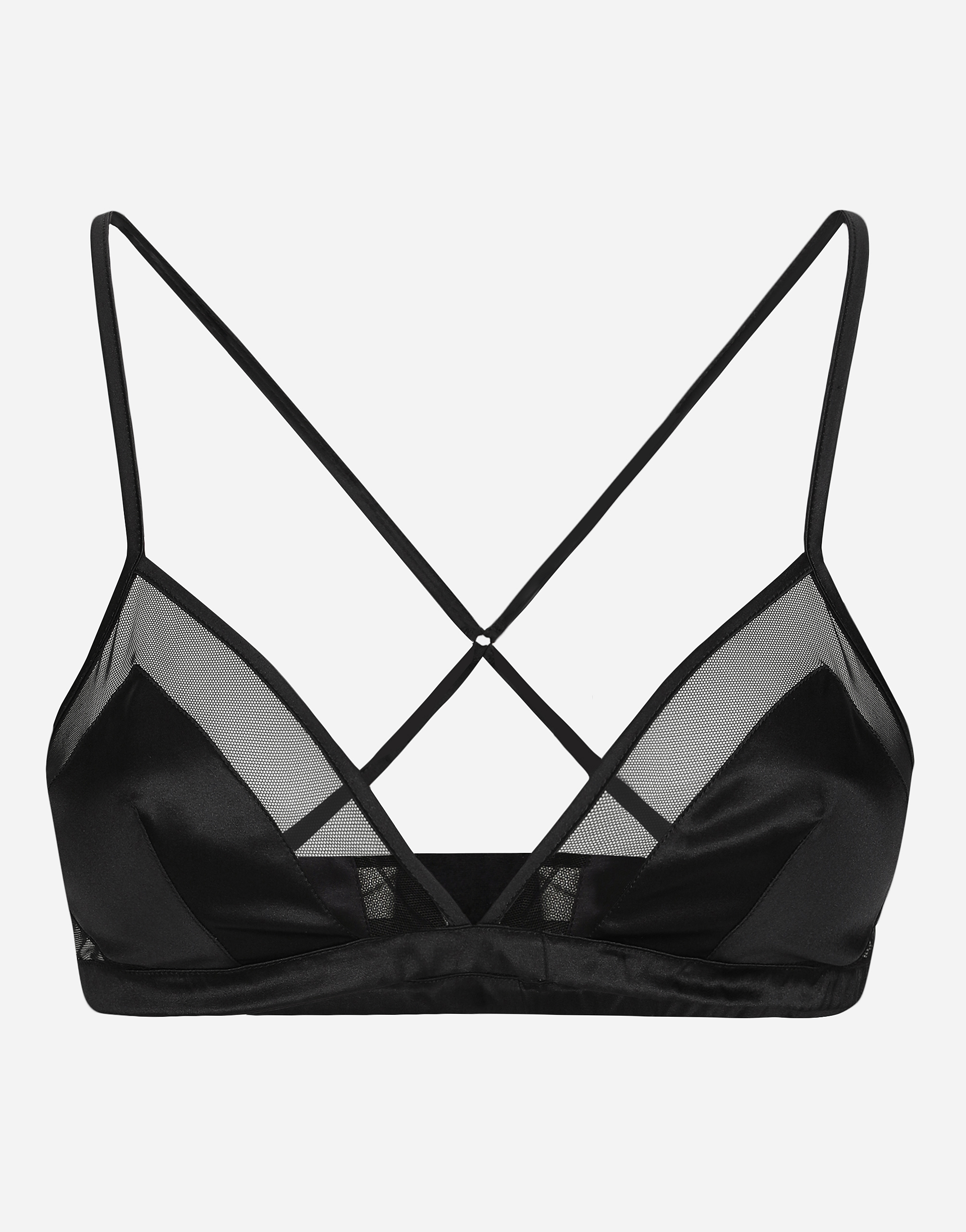 Dolce & Gabbana Female Black Regg.senza Ferretto - Woman Underwear Satin Size 2