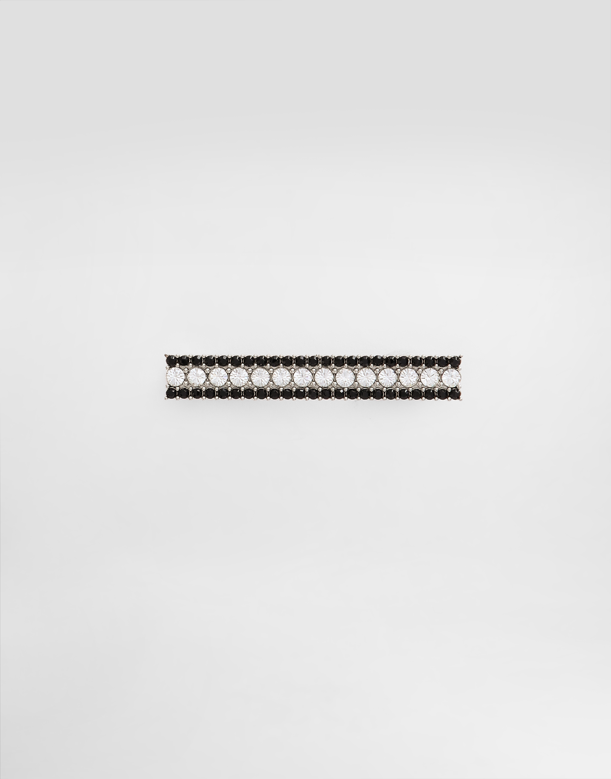 Dolce & Gabbana Rhinestone-embellished Tie Clip In シルバー