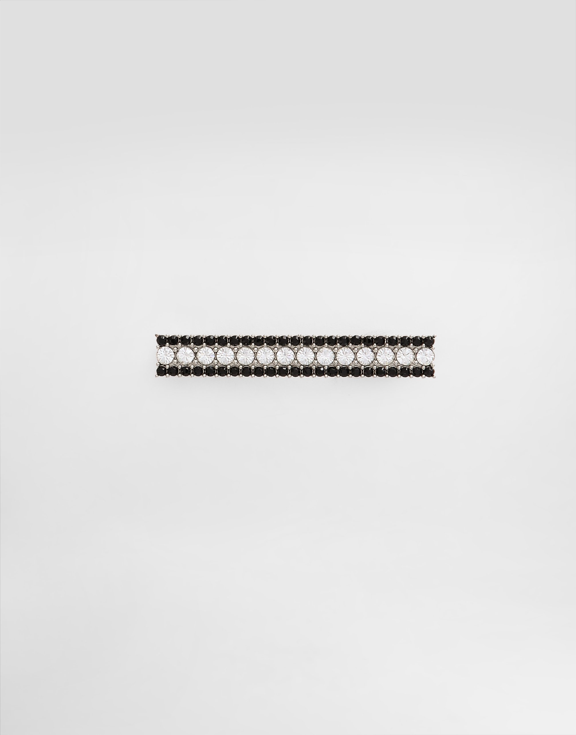 Dolce & Gabbana Rhinestone-embellished Tie Clip In シルバー