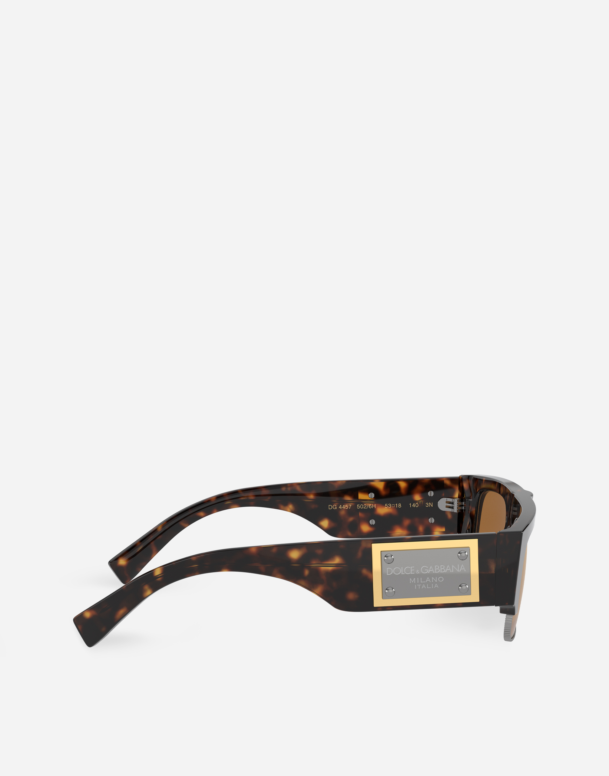 DOLCE & GABBANA LOGO PLAQUE SUNGLASSES