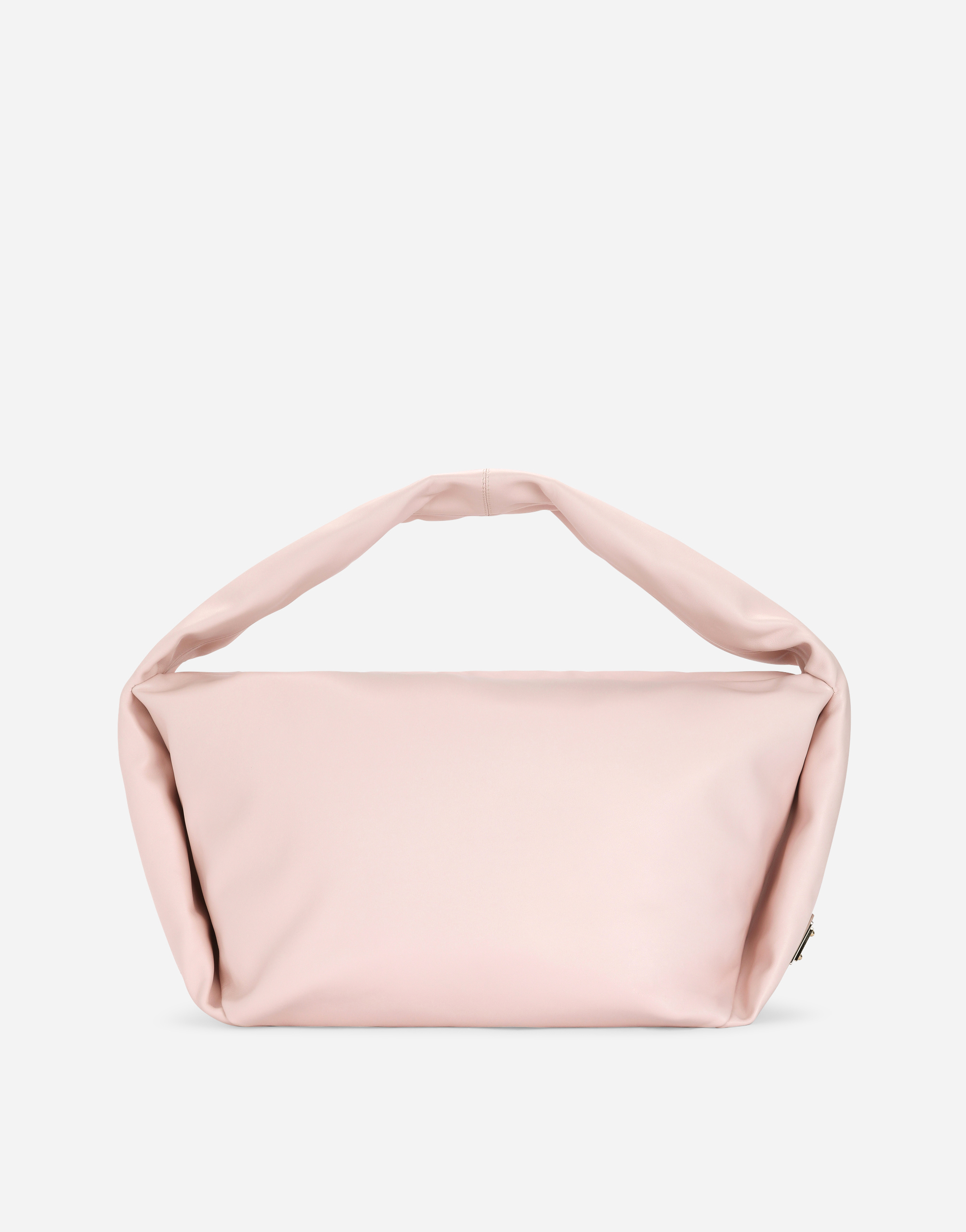 DOLCE & GABBANA MEDIUM CALFSKIN SOFT BAG WITH BRANDED TAG