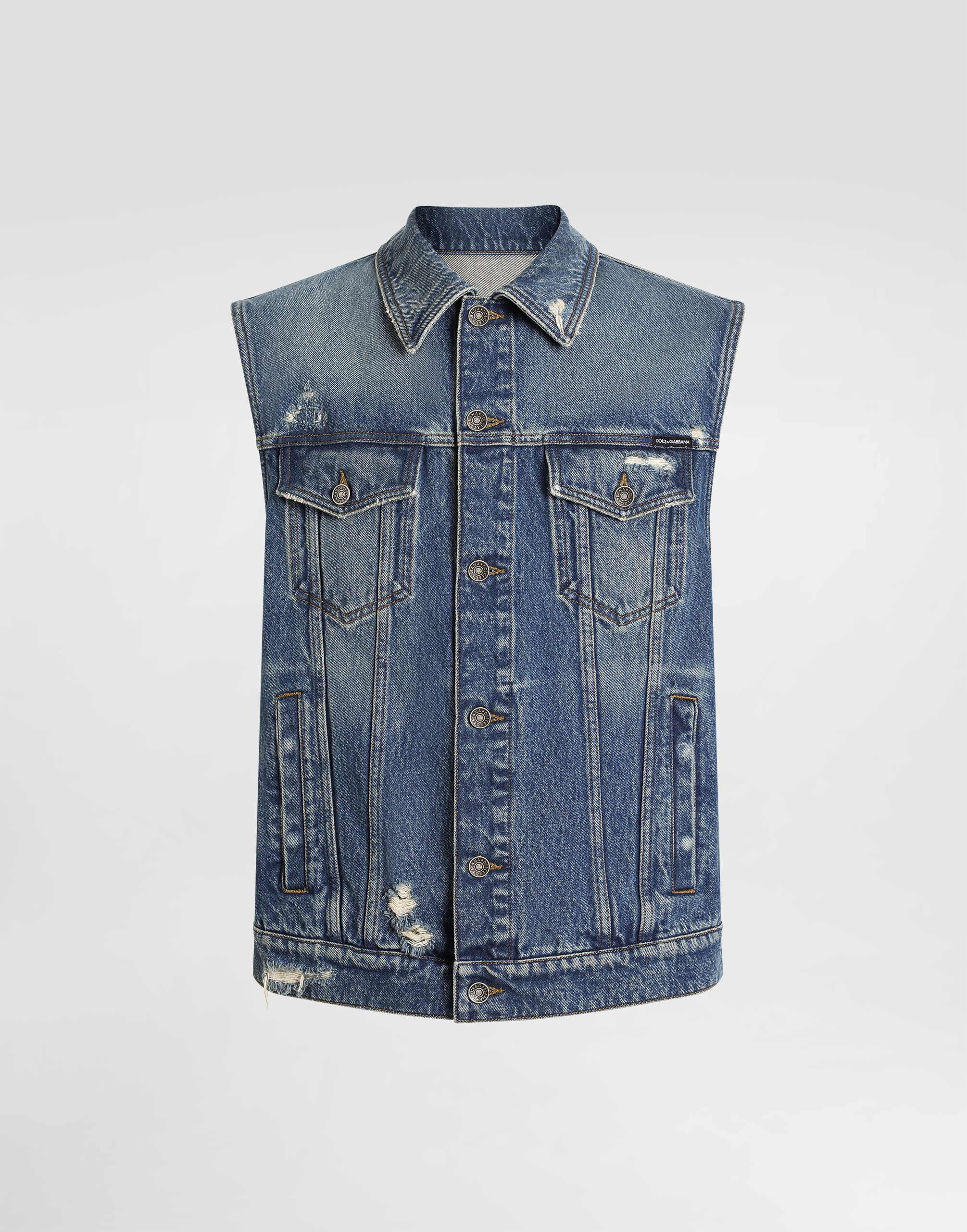D&G 00's Multi-Zip Elbopatch Trucker JK