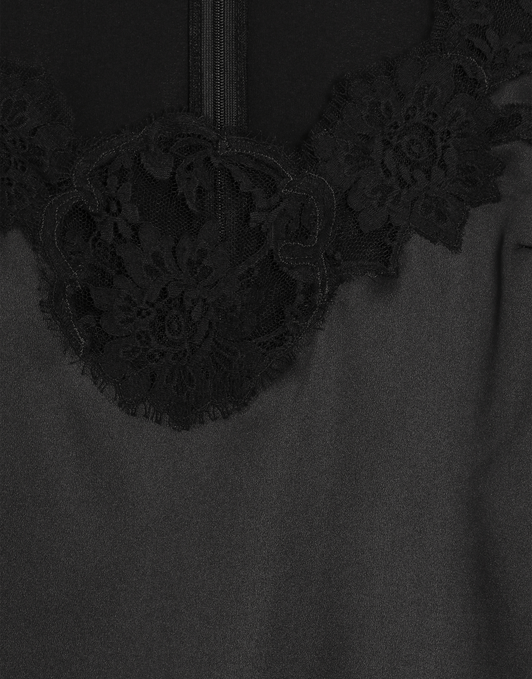 Stretch satin blouse