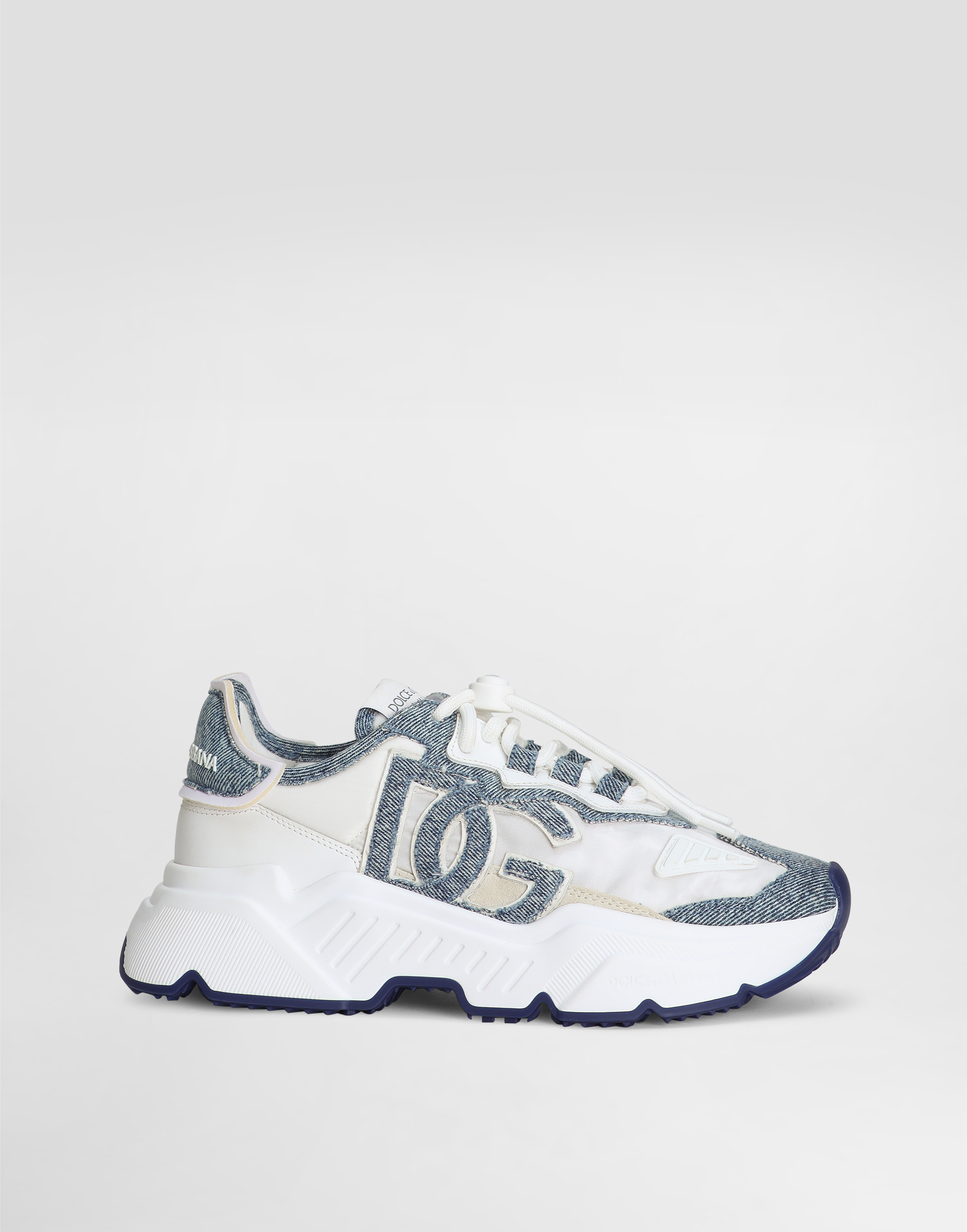 Dolce & Gabbana Daymaster Sneakers With Dg Logo - Woman Sneakers Cream