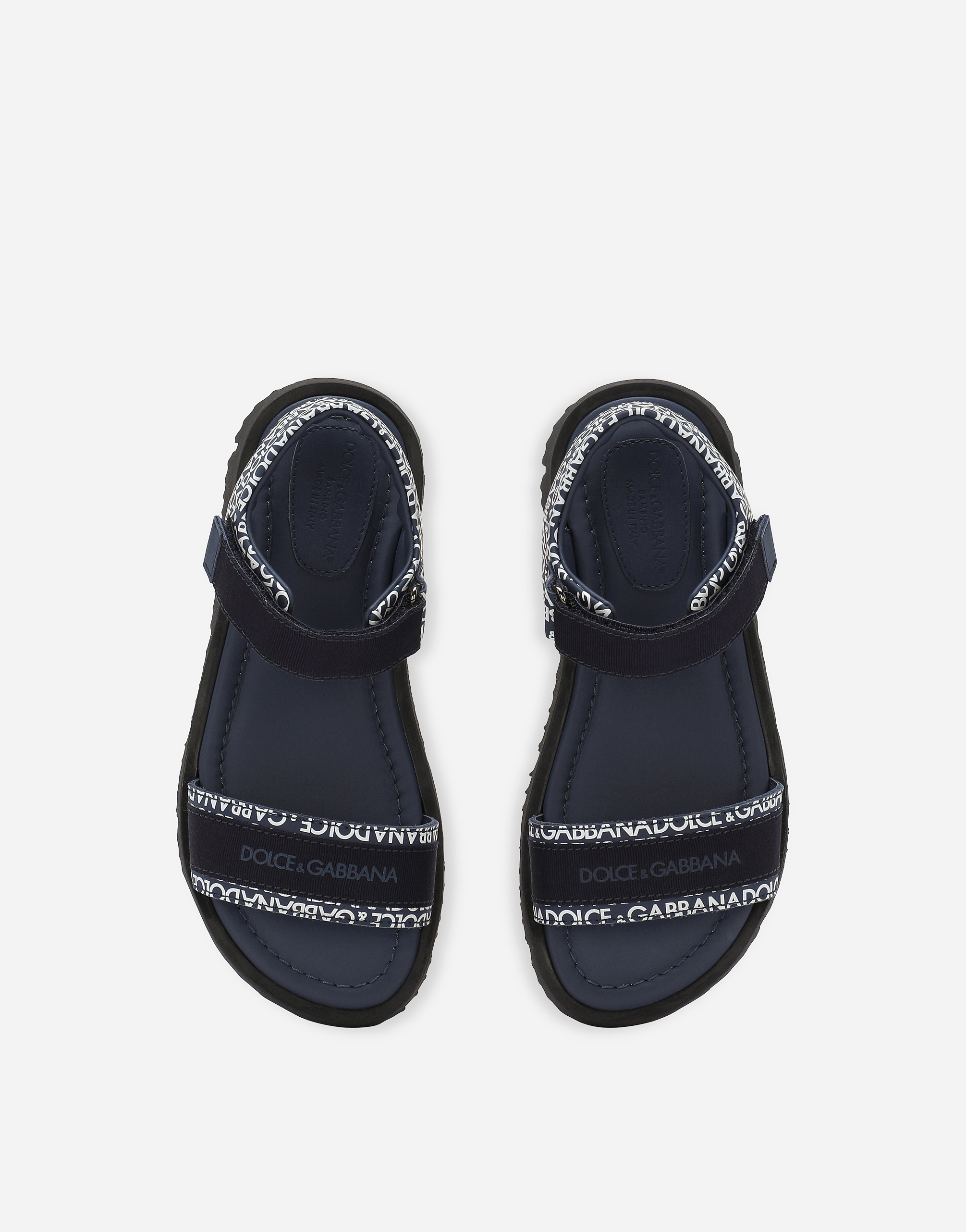 Shop Dolce & Gabbana Printed Calfskin Sandals