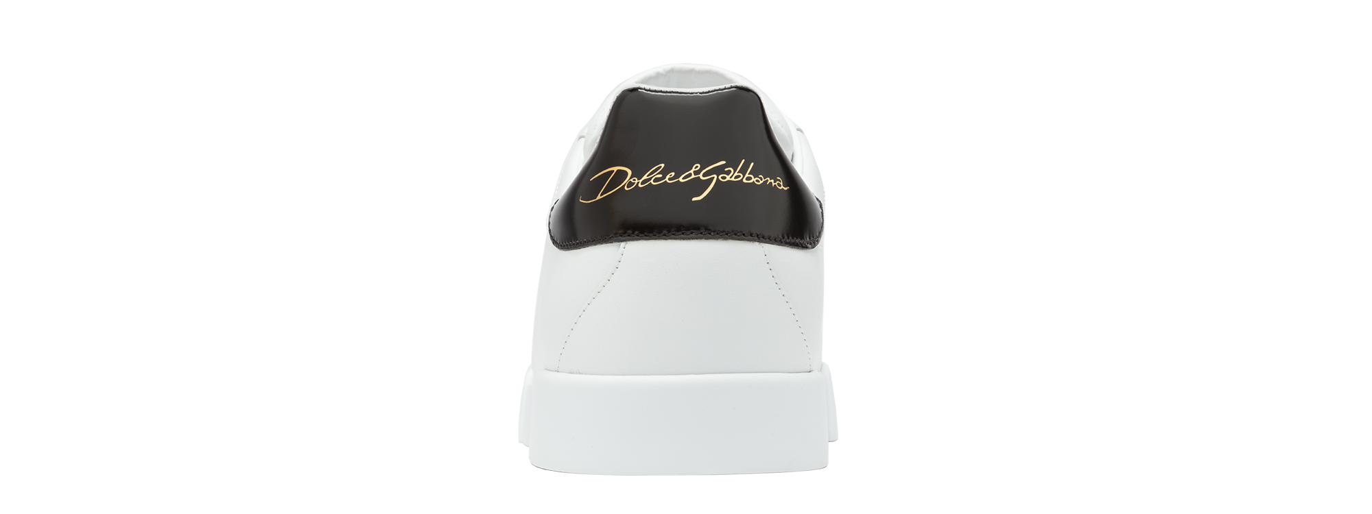 Dolce & Gabbana LEATHER SNEAKERS WITH SLOGAN PATCH AND APPLICATIONS WHITE CK1563AS84289697 4