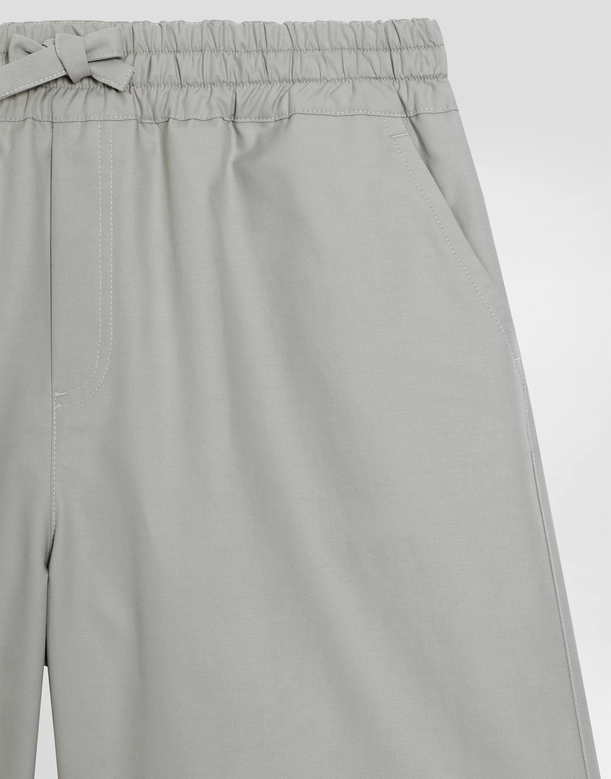 Gabardine shorts with DG logo