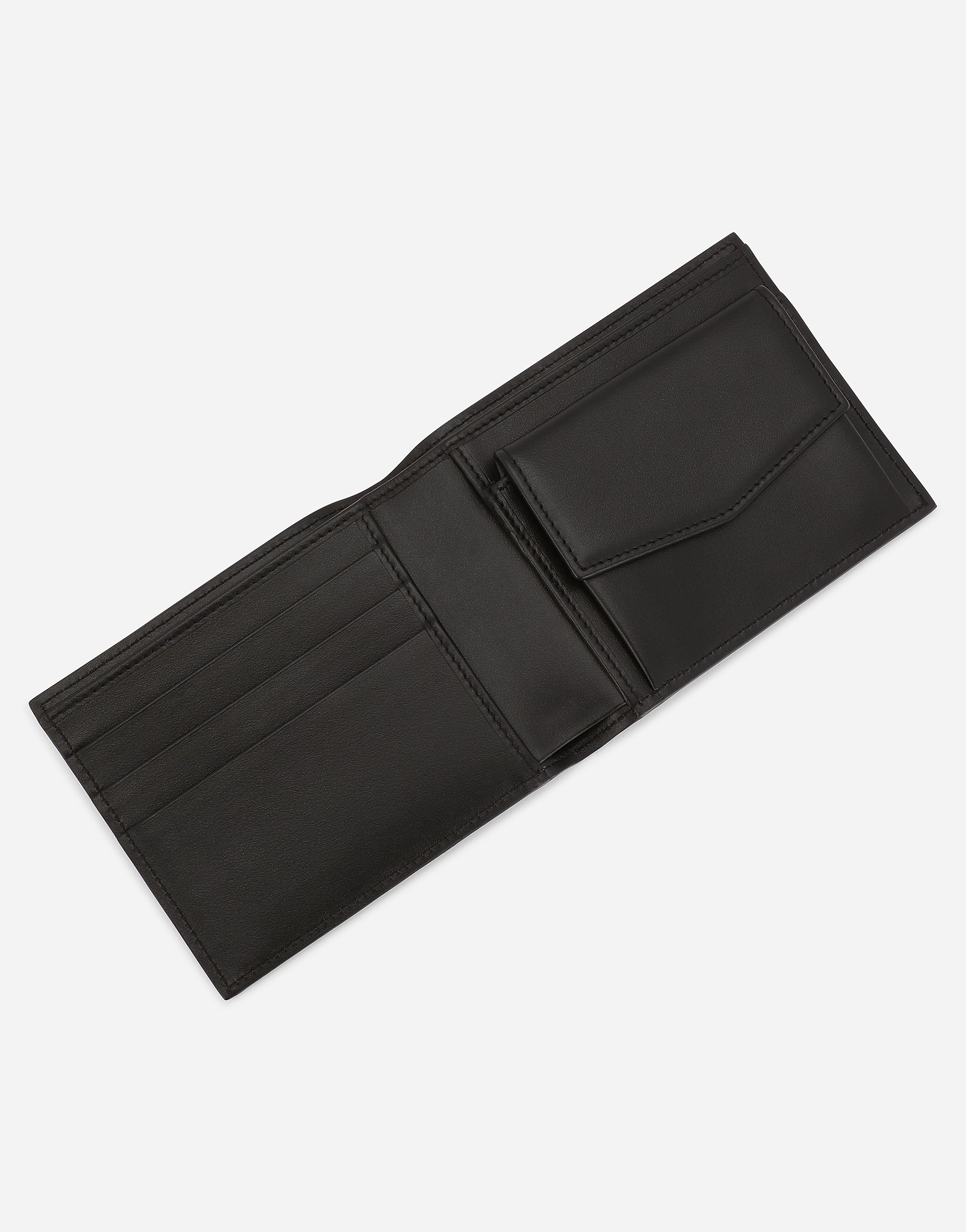Calfskin nappa wallet with DG logo