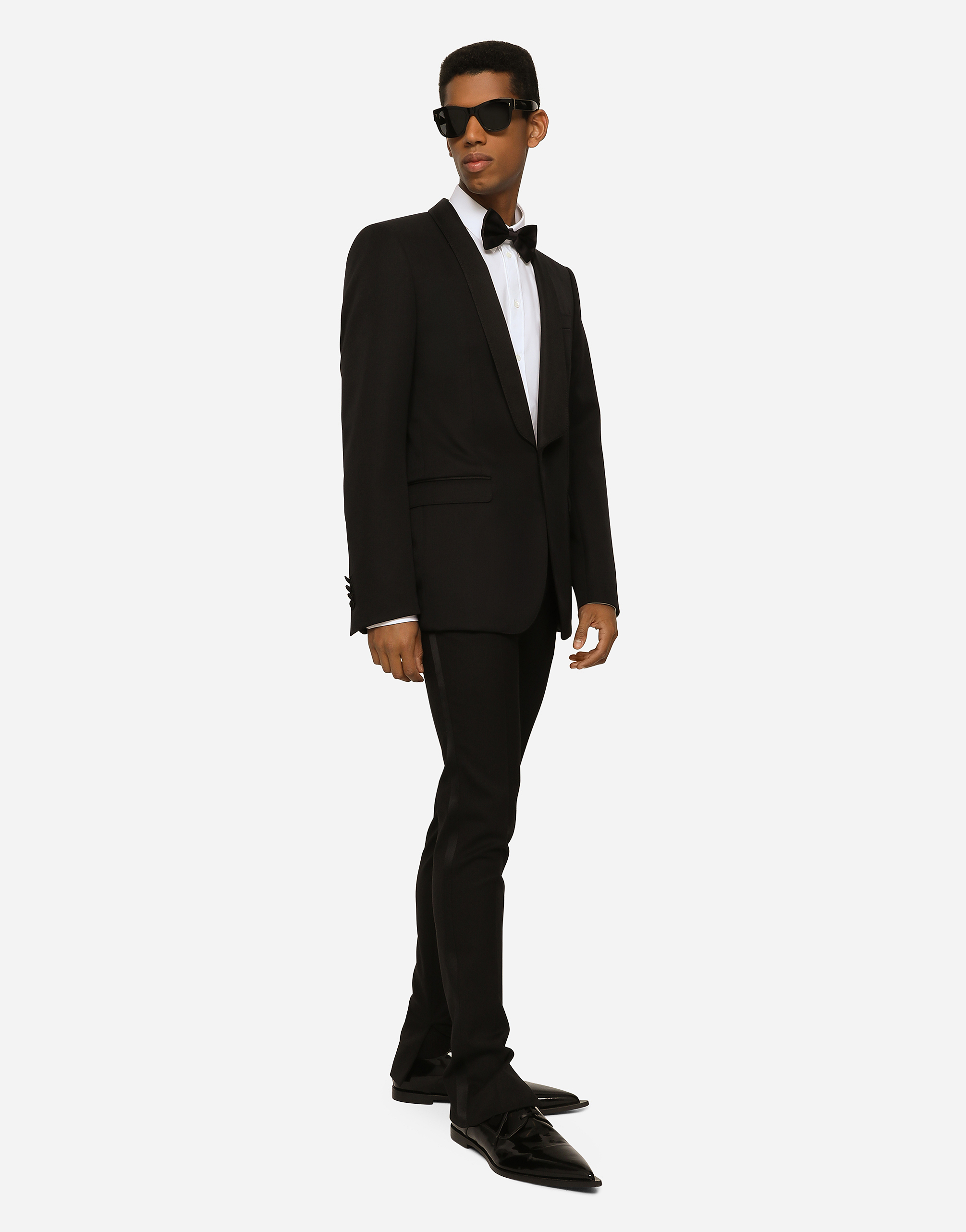 Dolce & Gabbana Black Wool Blazer In Black