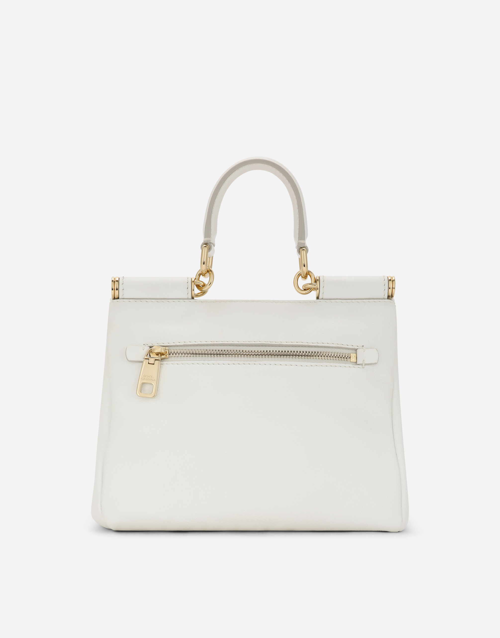 DOLCE & GABBANA SMALL CALFSKIN SICILY SOFT BAG