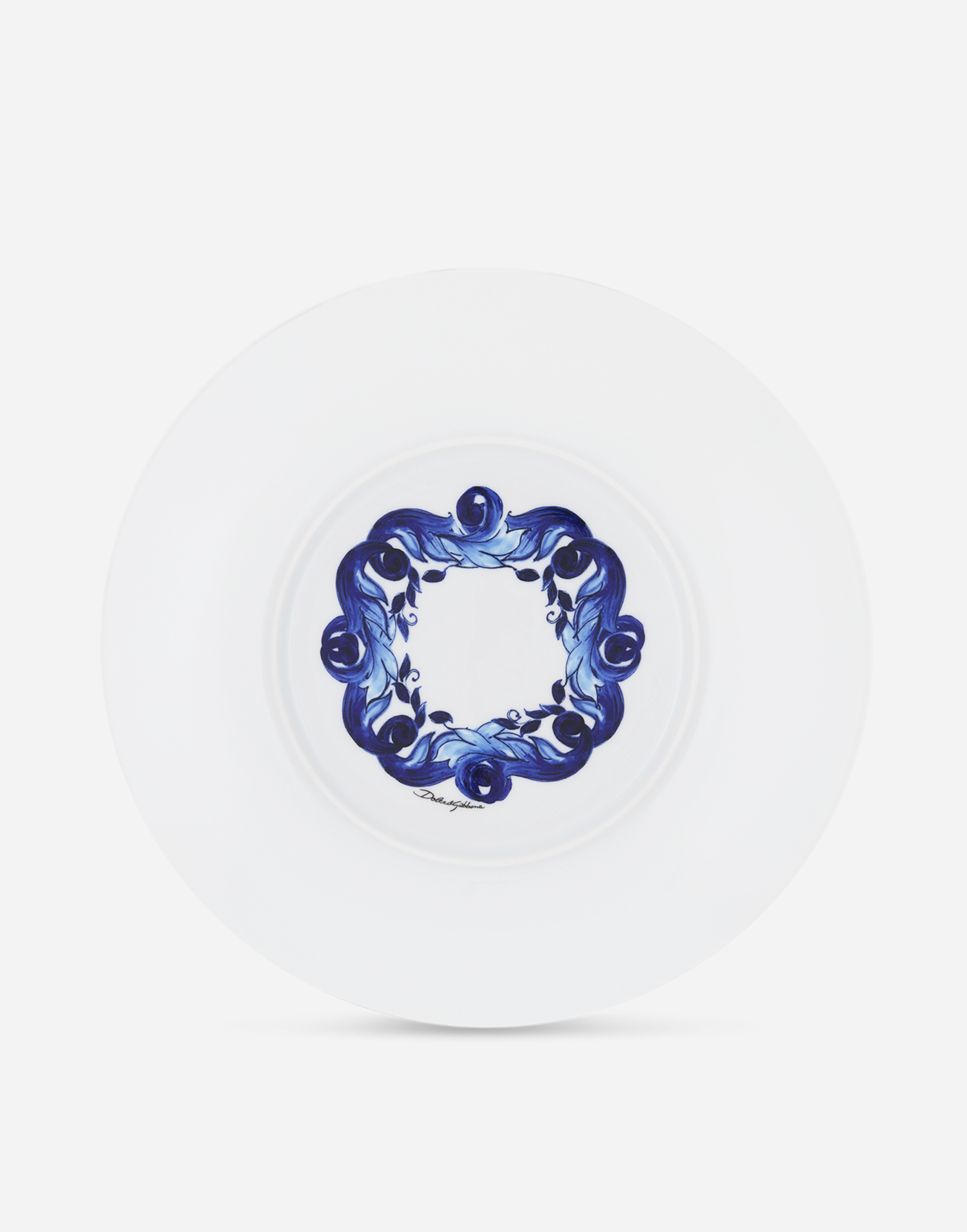 Dolce & Gabbana Porcelain Charger Plate Multicolor Unisex Onesize In Multicolor