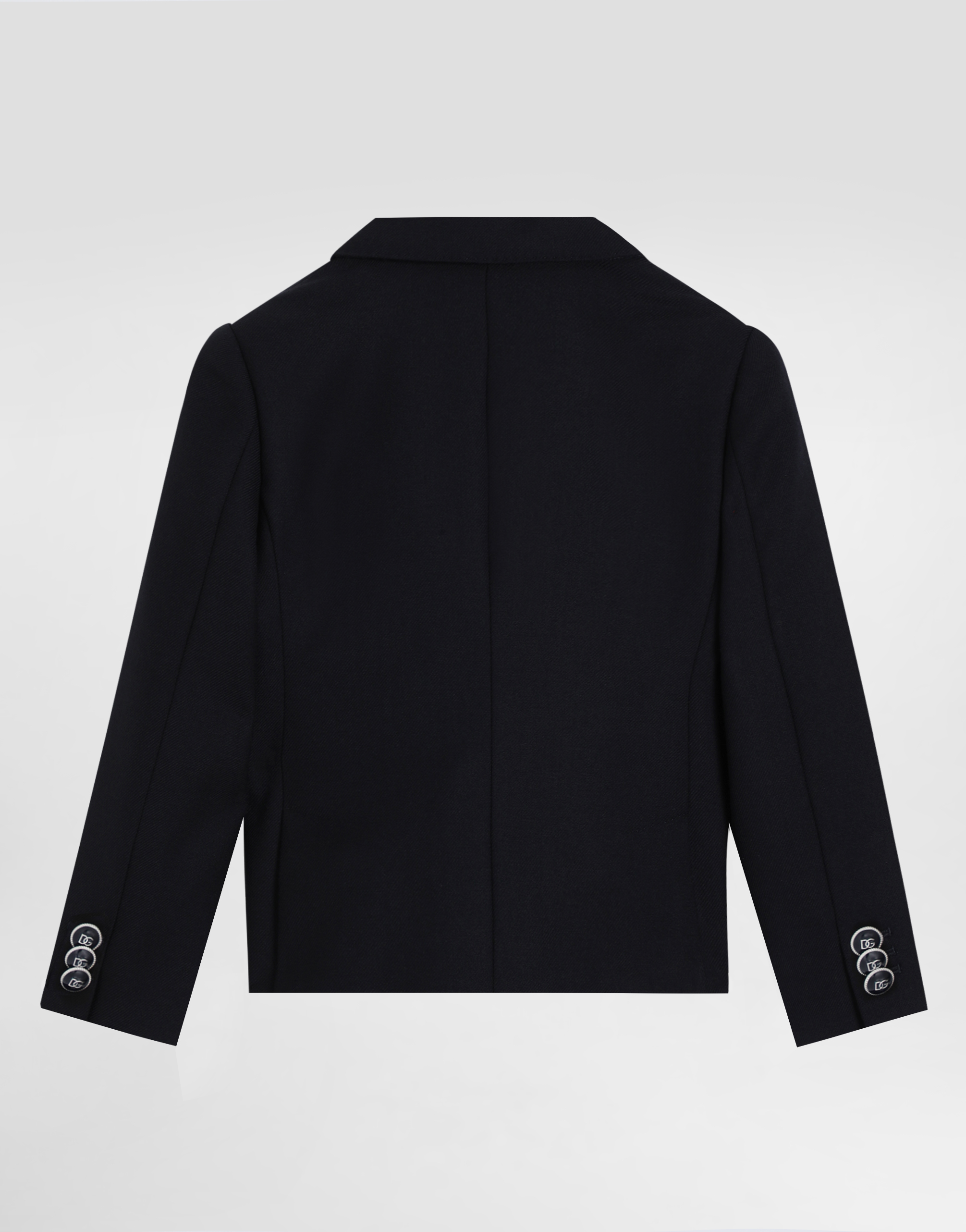 Single-breasted jacket canvas