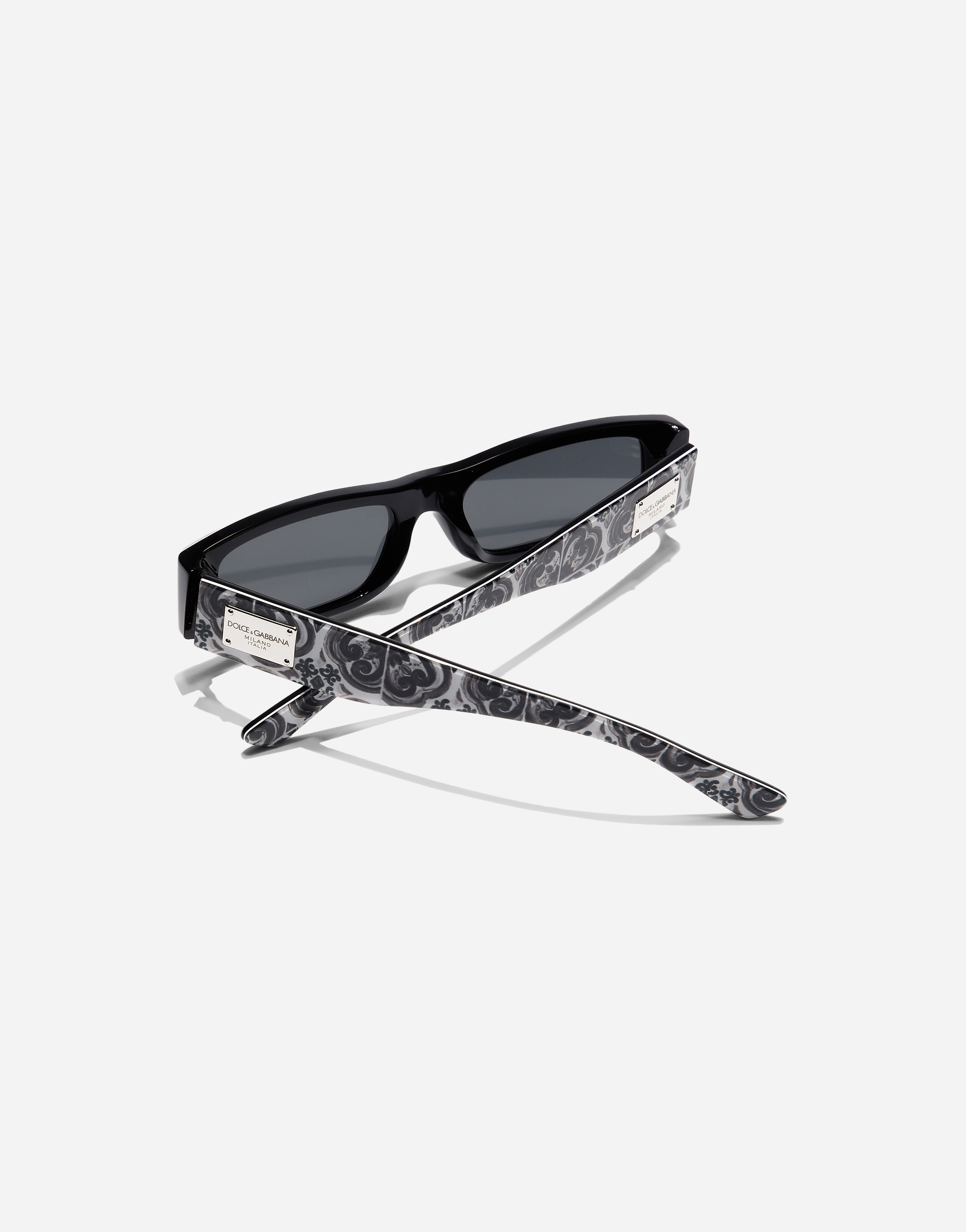 Dolce & Gabbana Black Maiolica Sunglasses