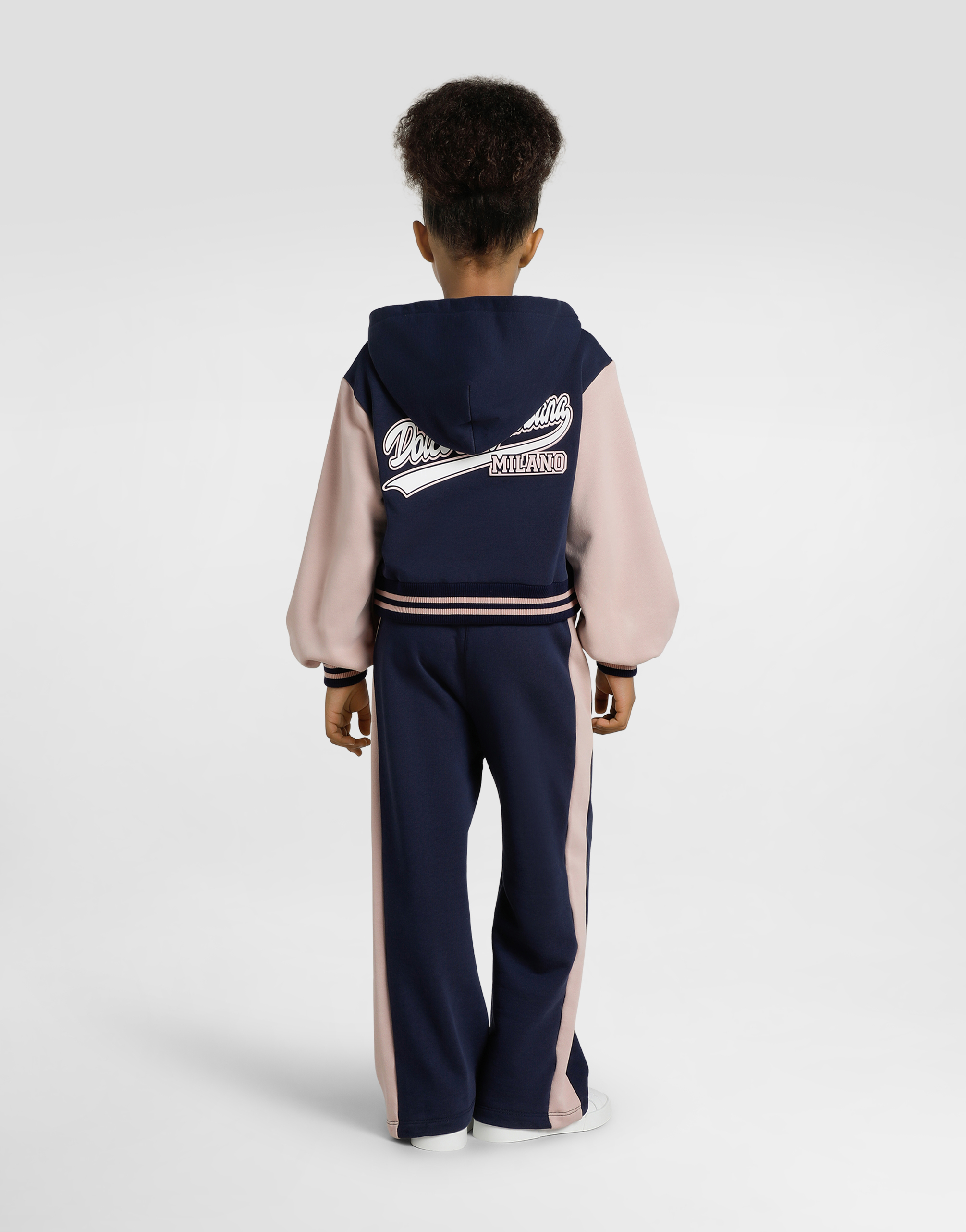 Jersey hoodie with logo