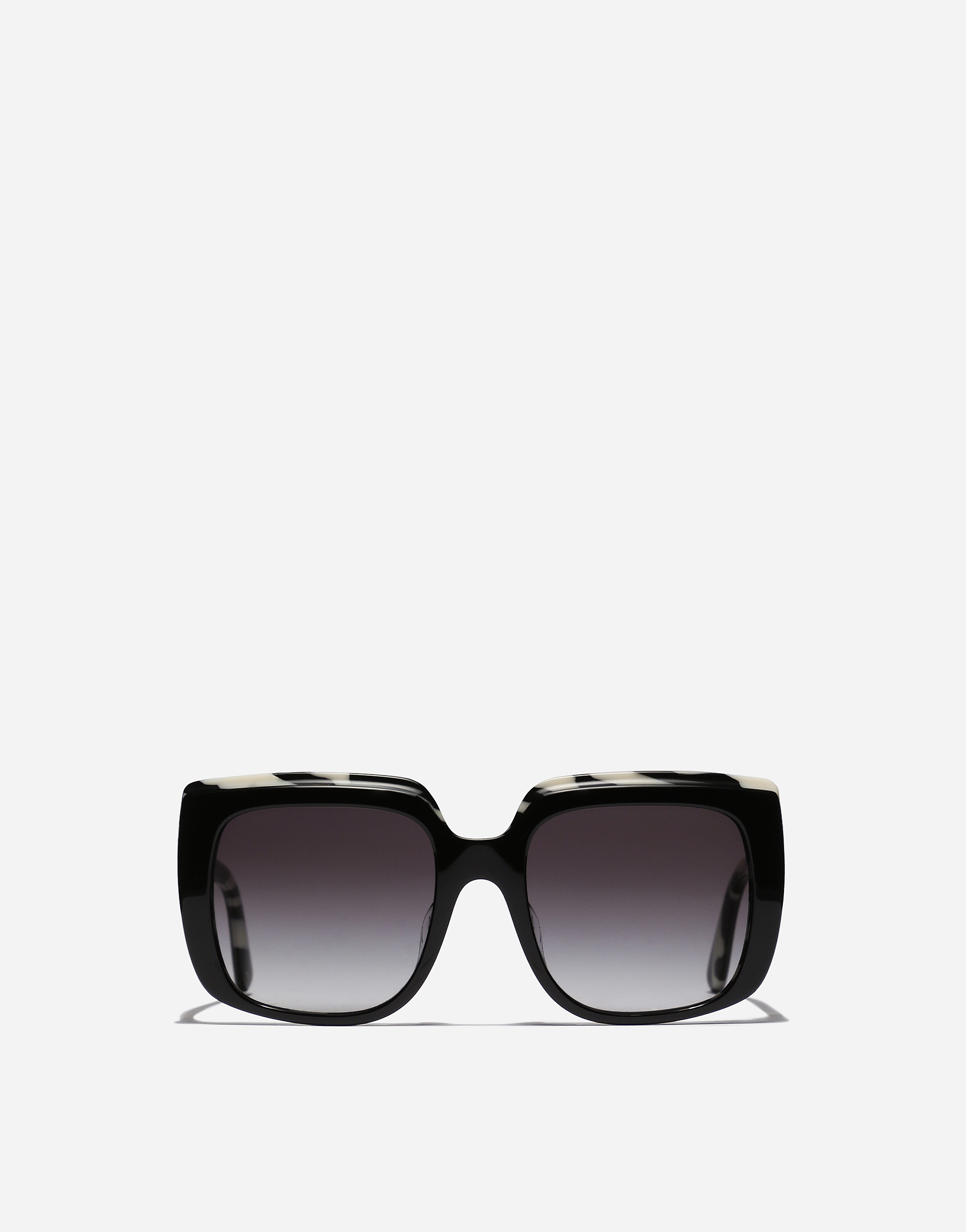 Dolce & Gabbana New Print Sunglasses - Woman Black On Zebra Onesize