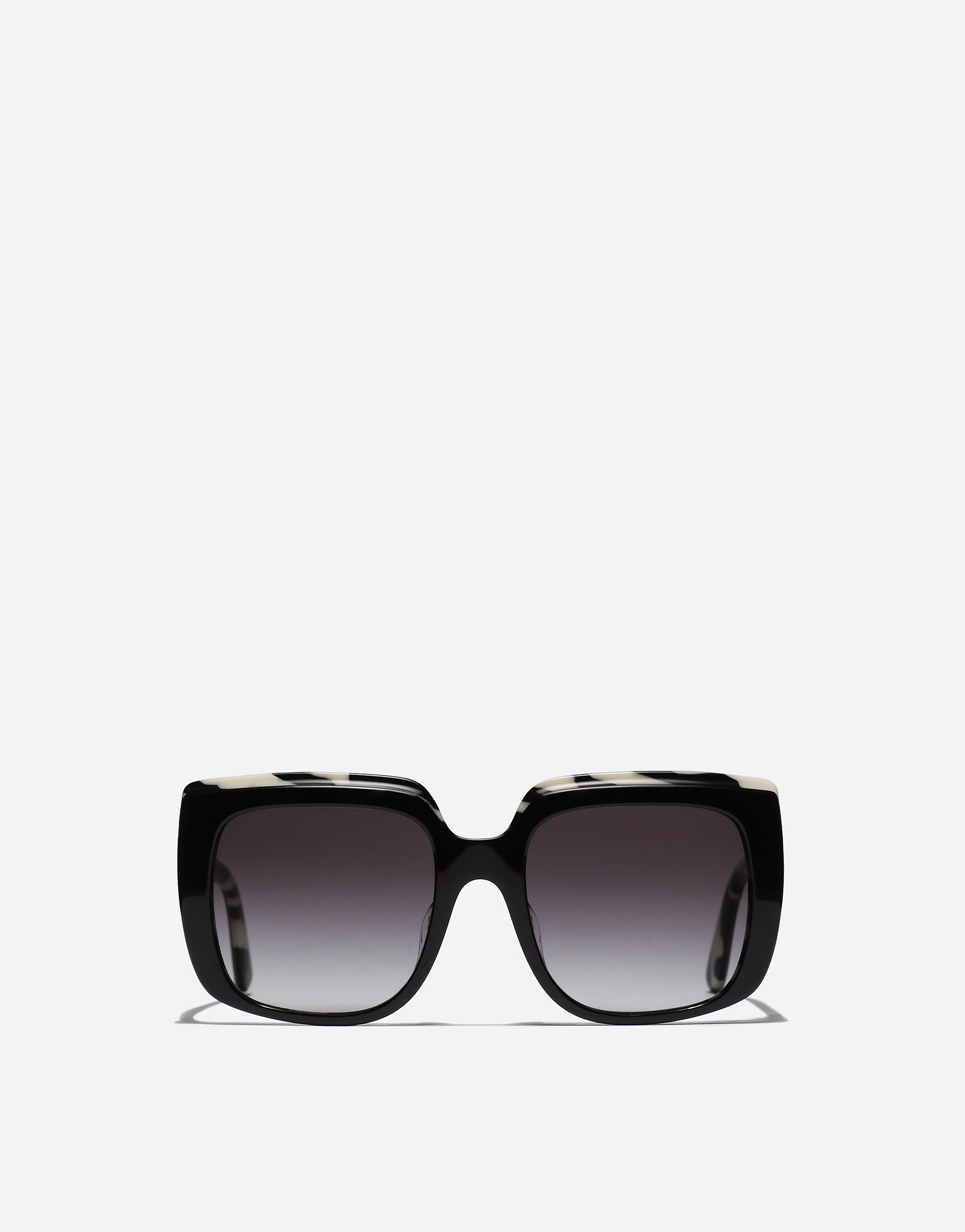 Dolce & Gabbana New Print Sunglasses In Black On Zebra