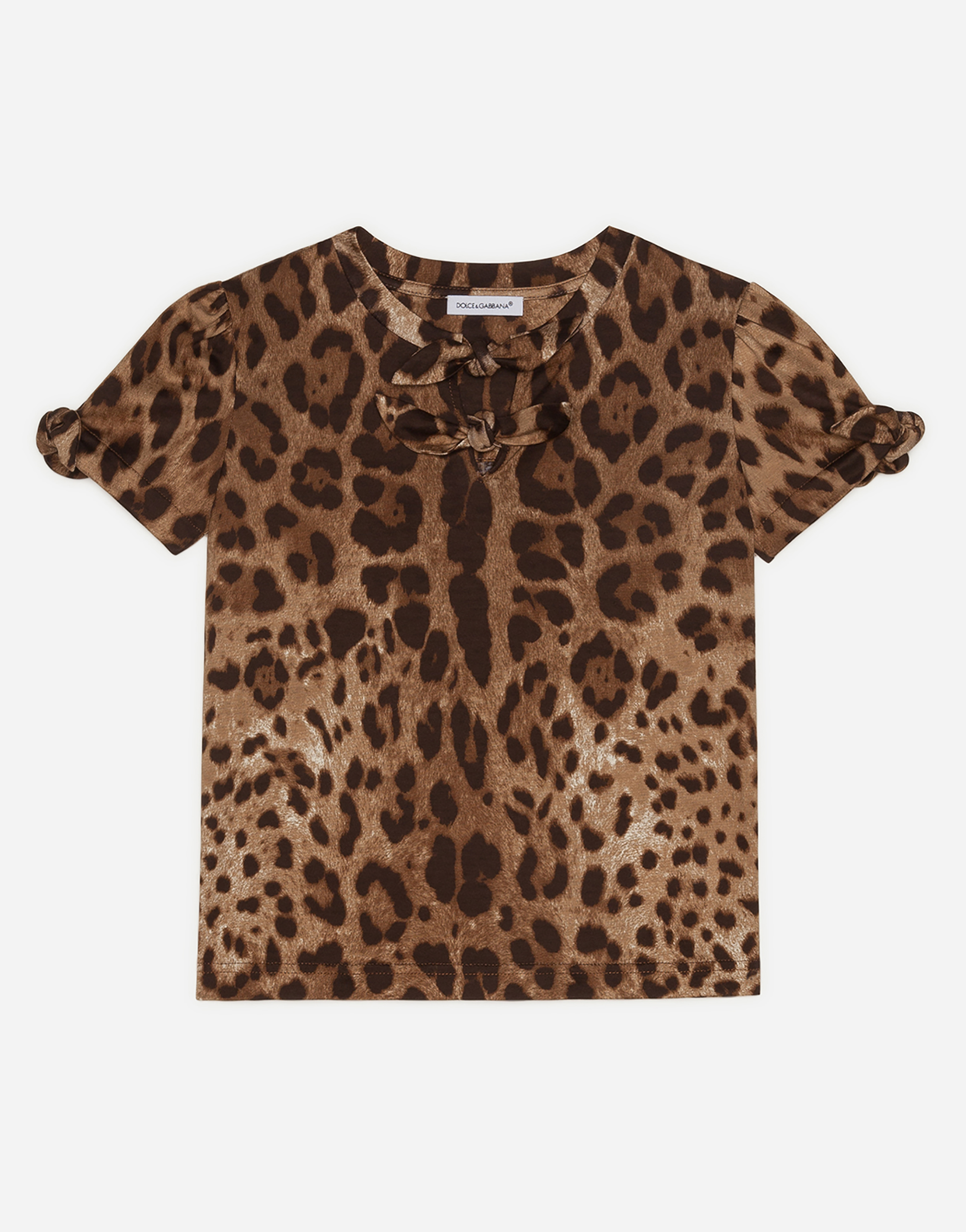 Dolce & Gabbana レオパードTシャツ T-shirt Dolce & Gabbana Leopard Print T-Shirt G8PN9TII7B0