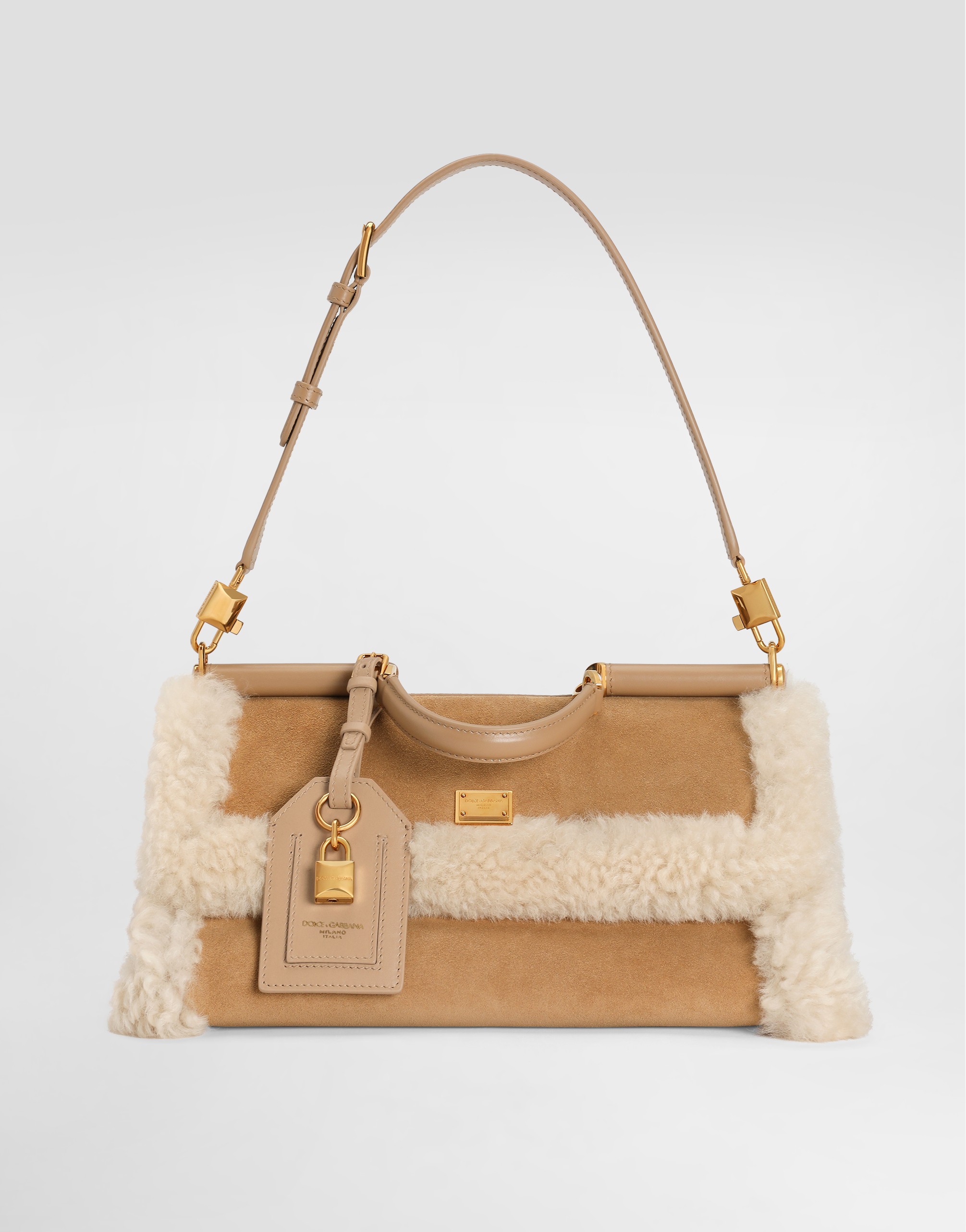 Dolce & Gabbana My Sicily Handbag In Gold