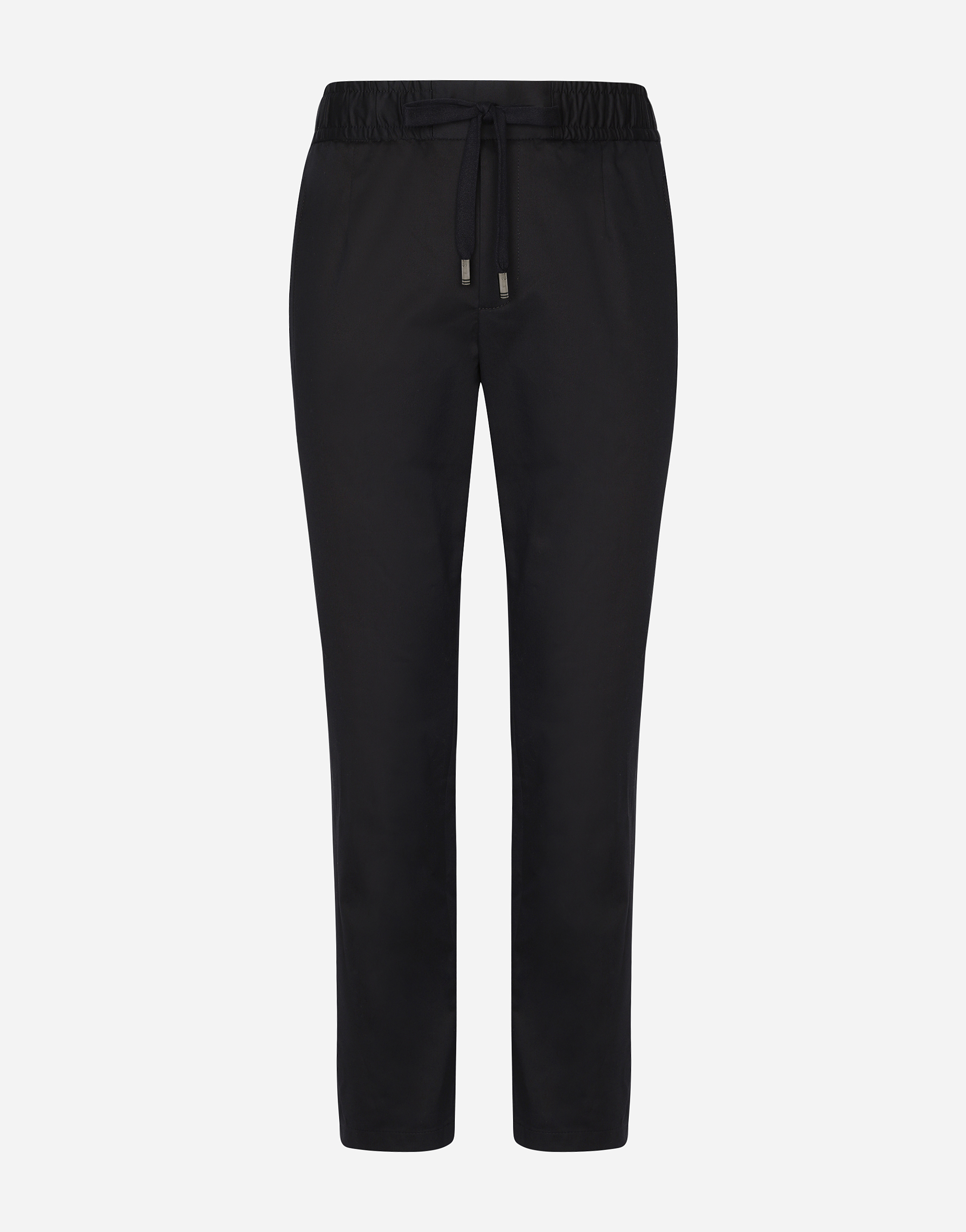 Dolce & Gabbana Stretch Cotton Jogging Pants With Tag - Man Pants And Shorts Blue Cotton 54