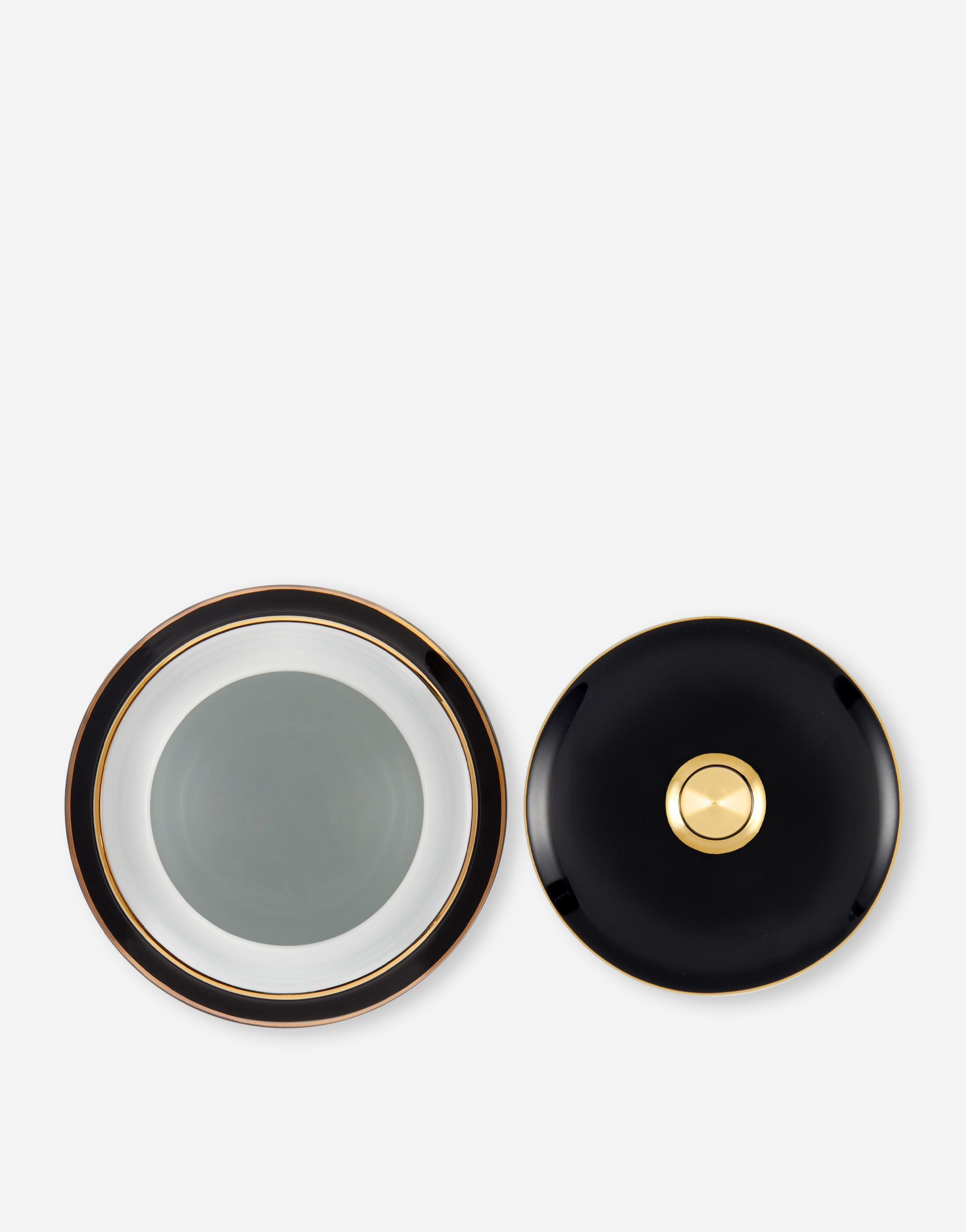 Dolce & Gabbana Porcelain Sugar Bowl In Multicolor