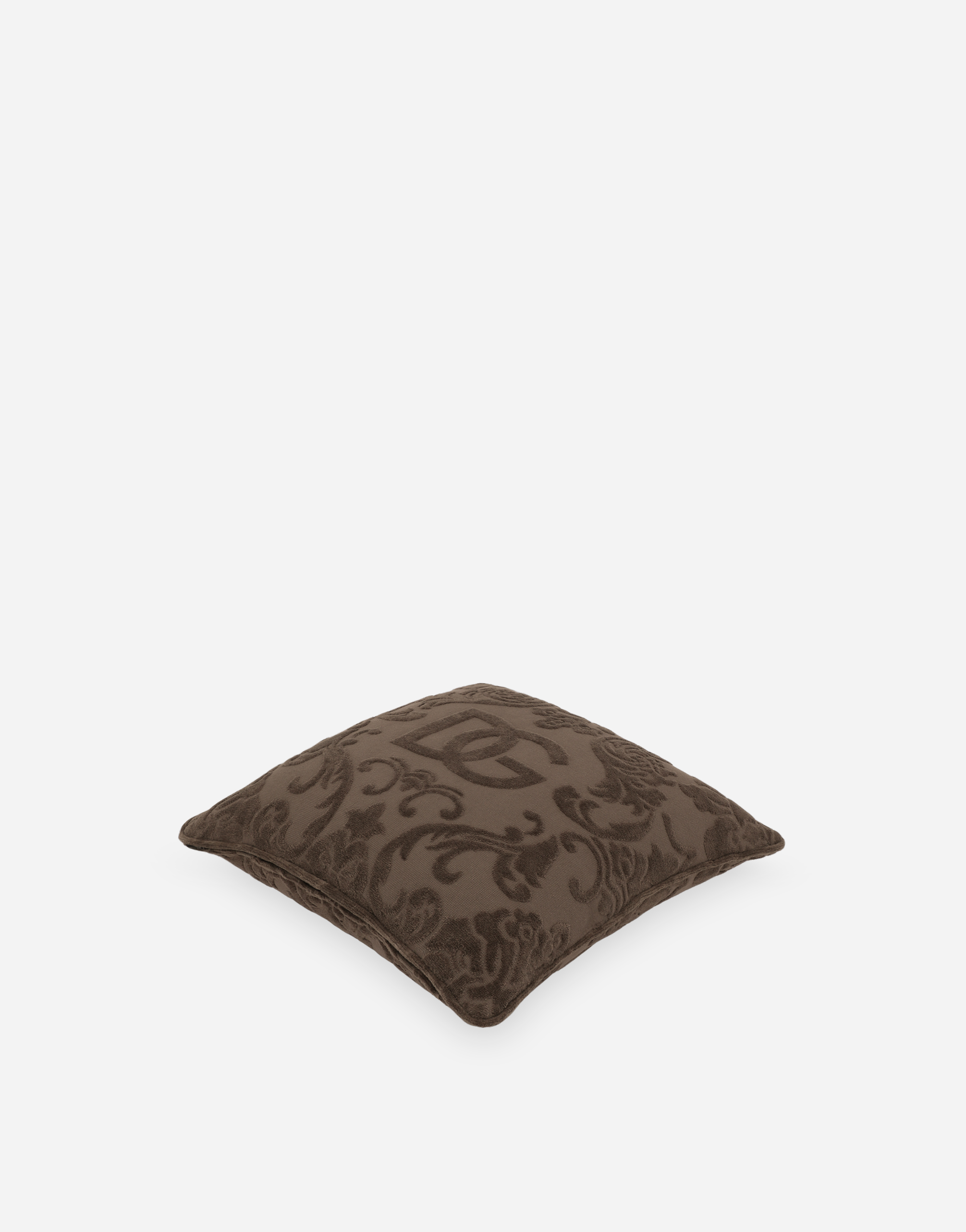 Dolce & Gabbana Cotton Terry Outdoor Cushion In Multicolor