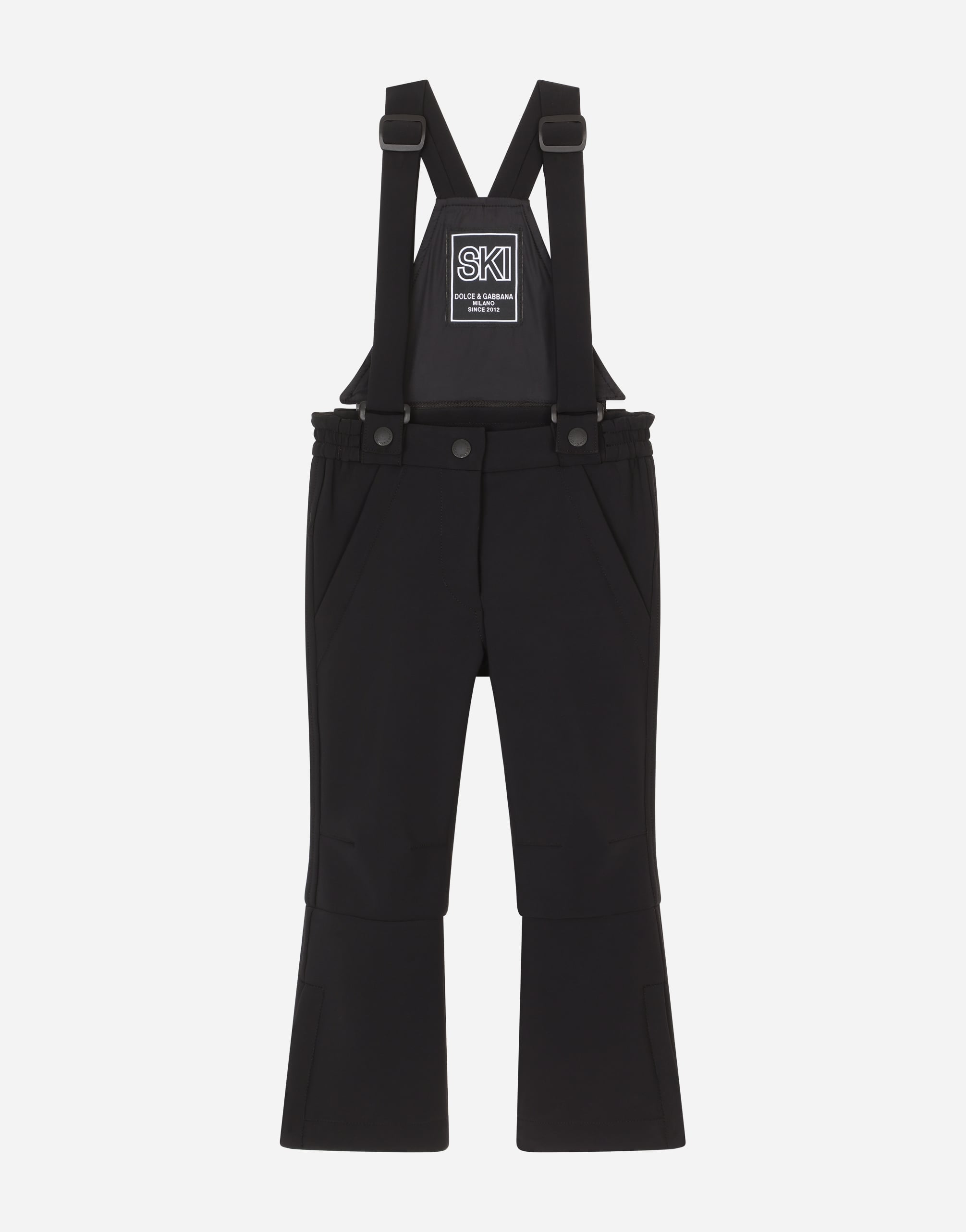 Technical jersey ski salopettes