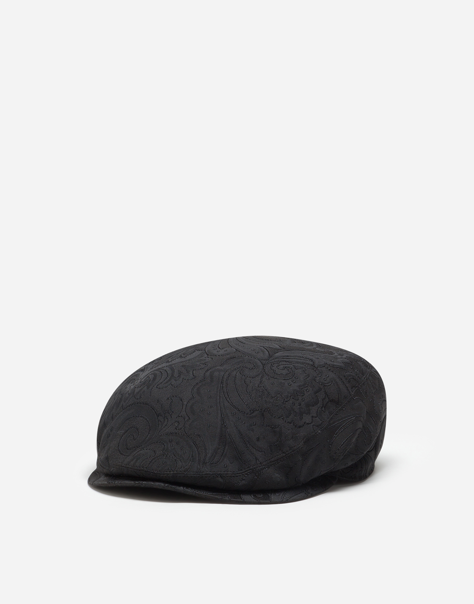 ドルガバ ハンチング 帽子 コットン ロゴ ブラック ホワイト 58