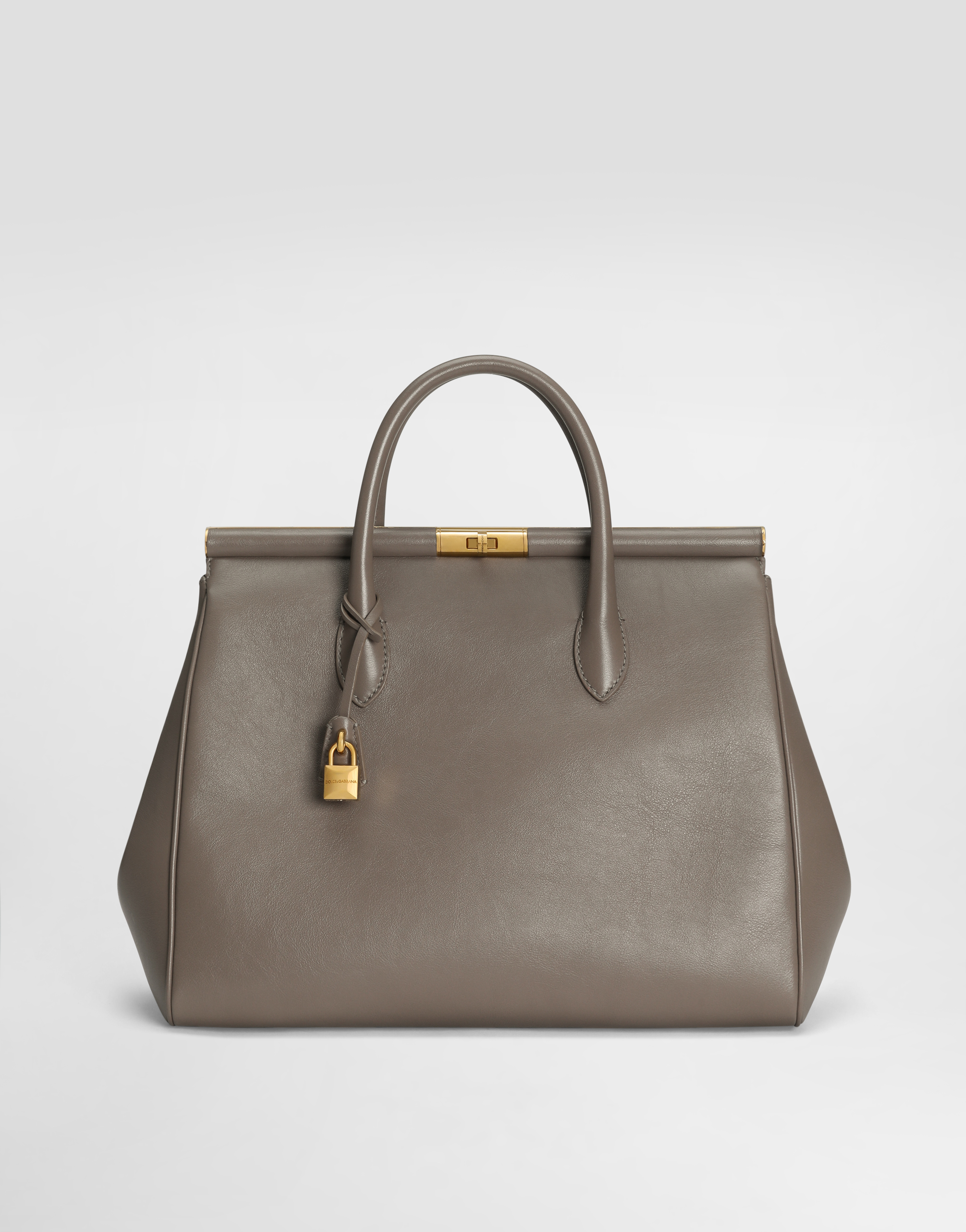 Dolce & Gabbana Sicily Tote Bag In Grey