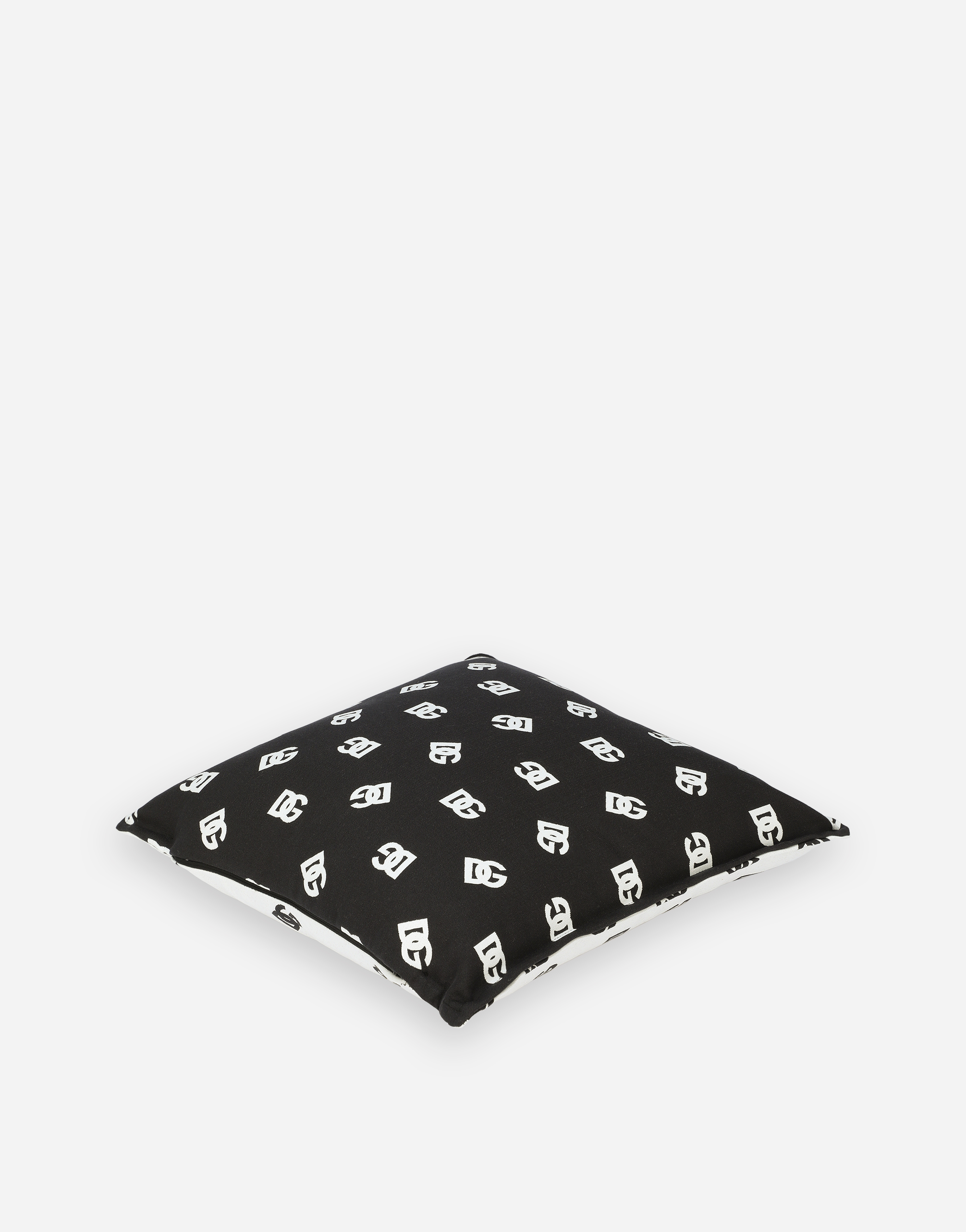 Dolce & Gabbana Canvas Cushion In Multicolor