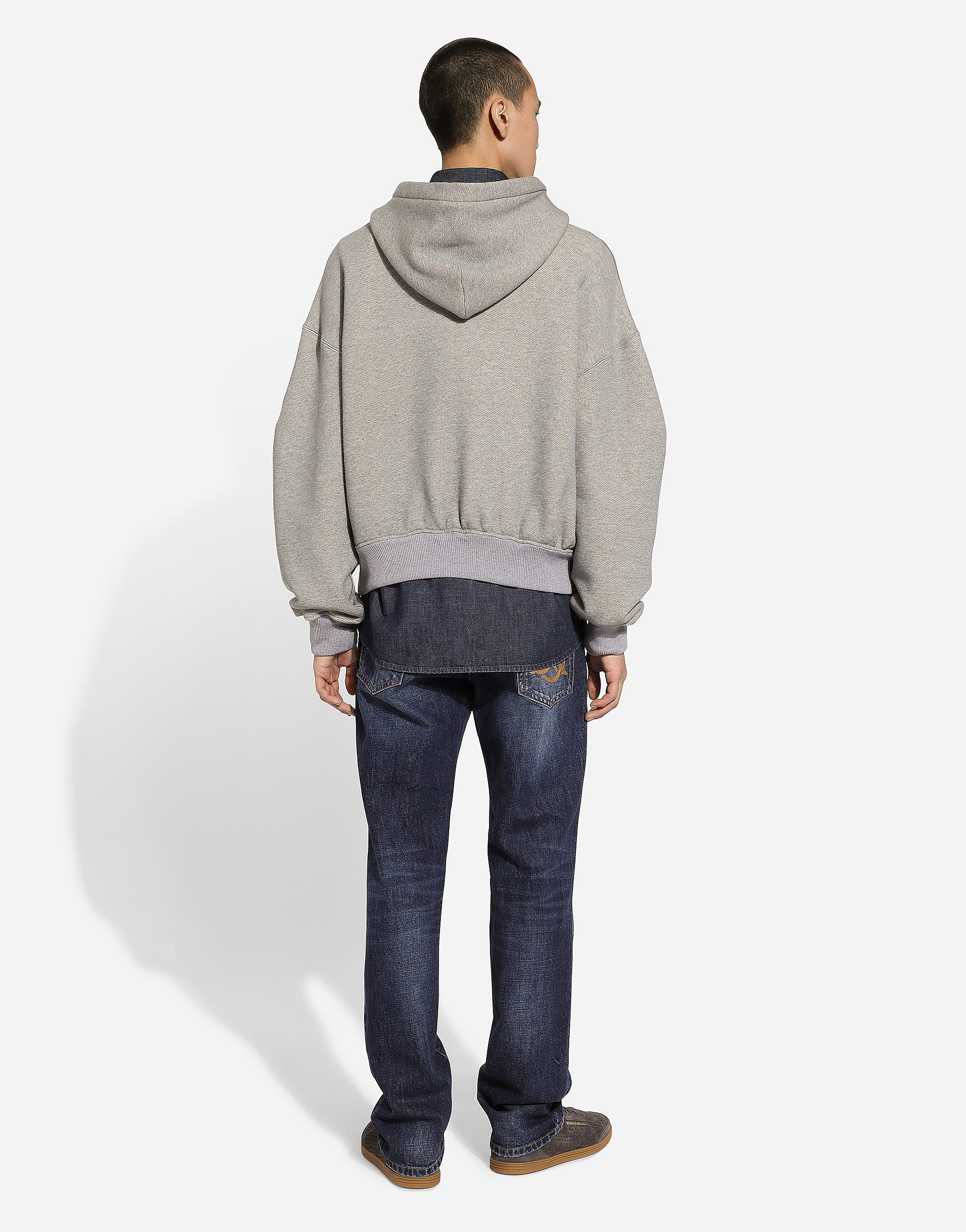 Dolce & Gabbana Classic Jeans With Dg Embroidery In Multicolor