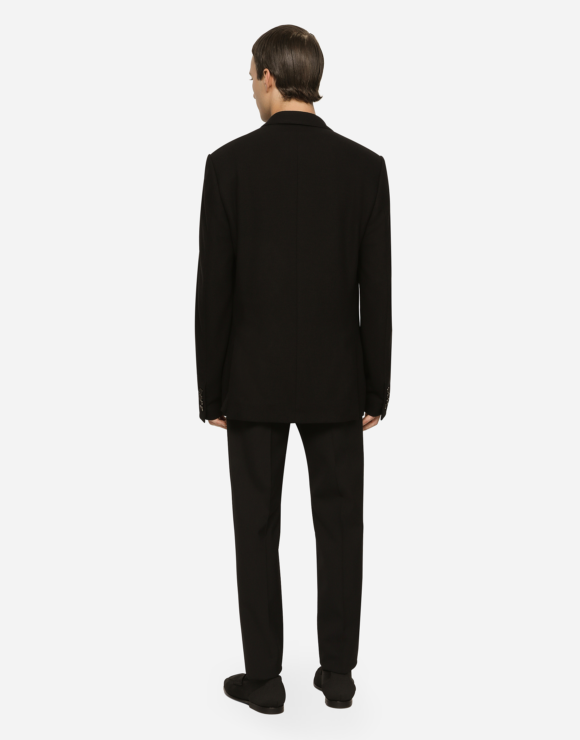 DOLCE & GABBANA SINGLE-BREASTED JERSEY JACKET