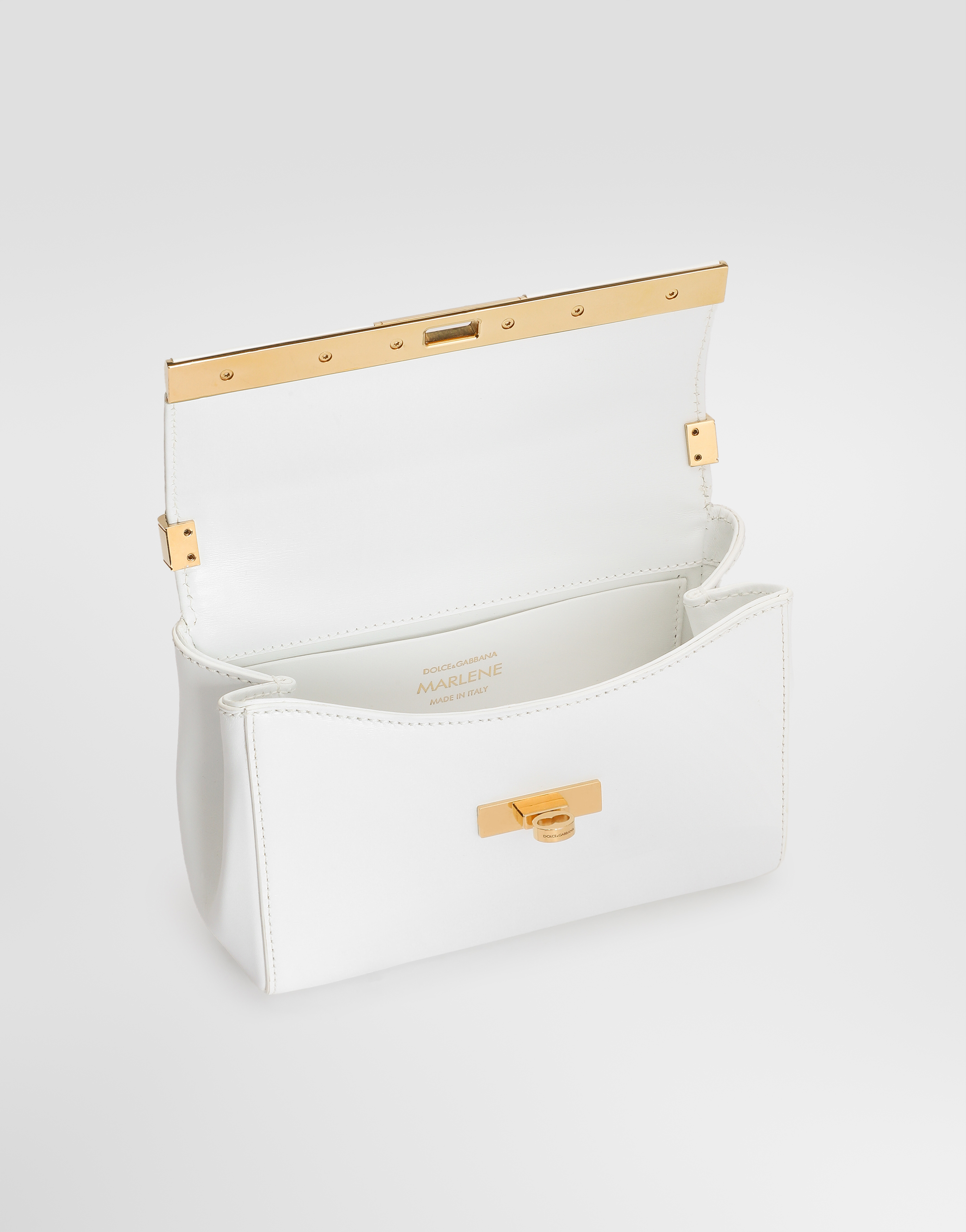 Dolce & Gabbana Dolce&gabbana Marlene Chain Strap Shoulder Bag In White