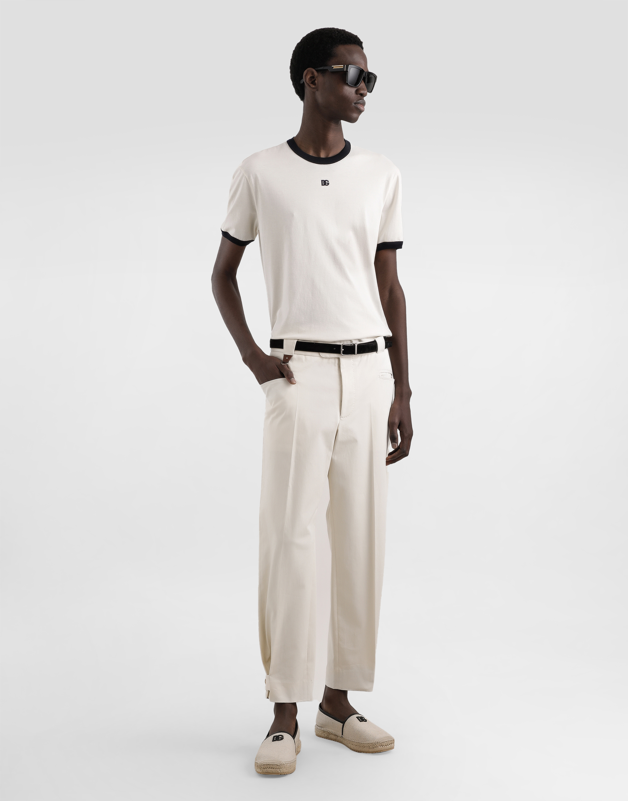 Gabardine trousers