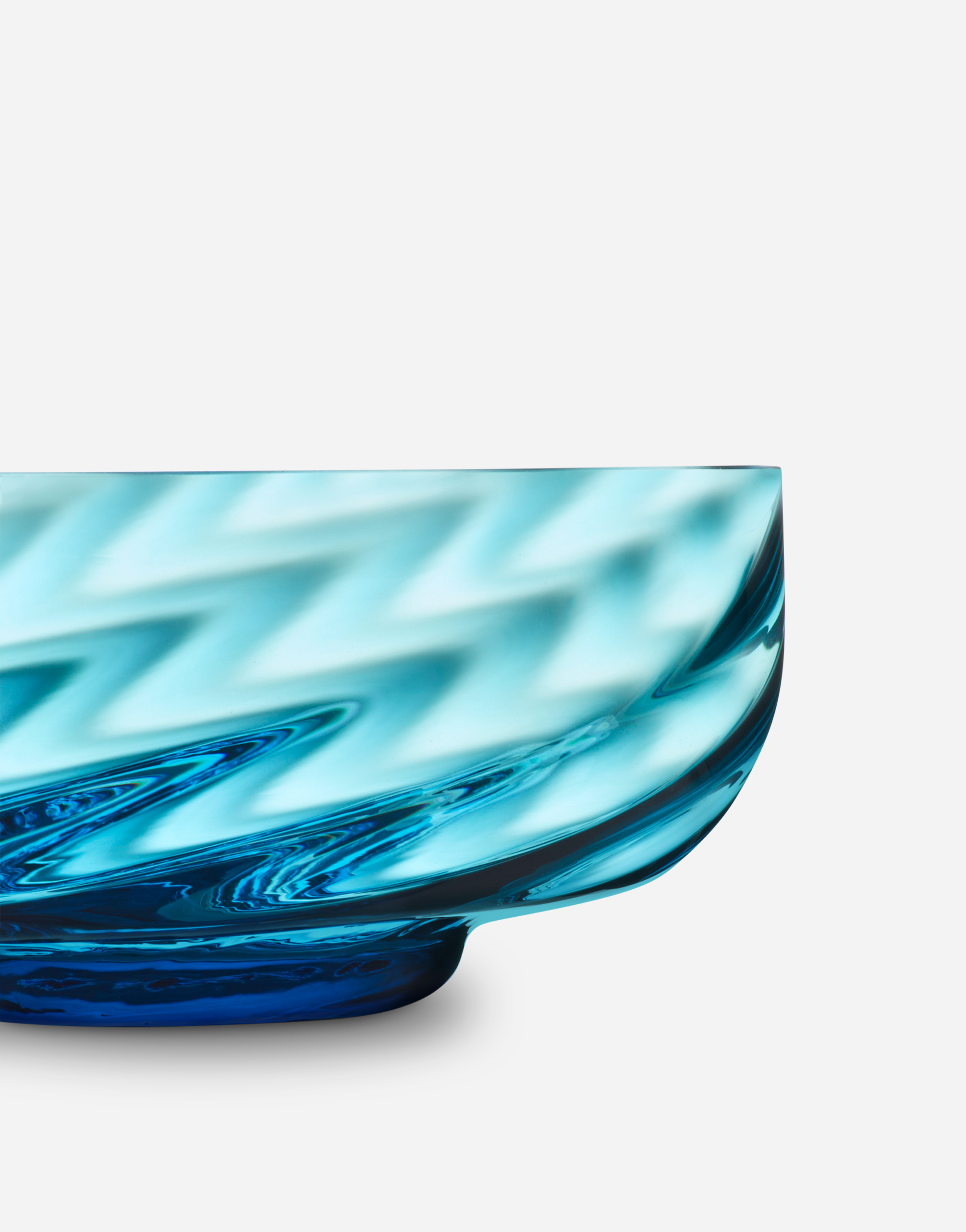 Dolce & Gabbana Set 2 Hand-blown Murano Glass Ice Cream Bowls In Multicolor