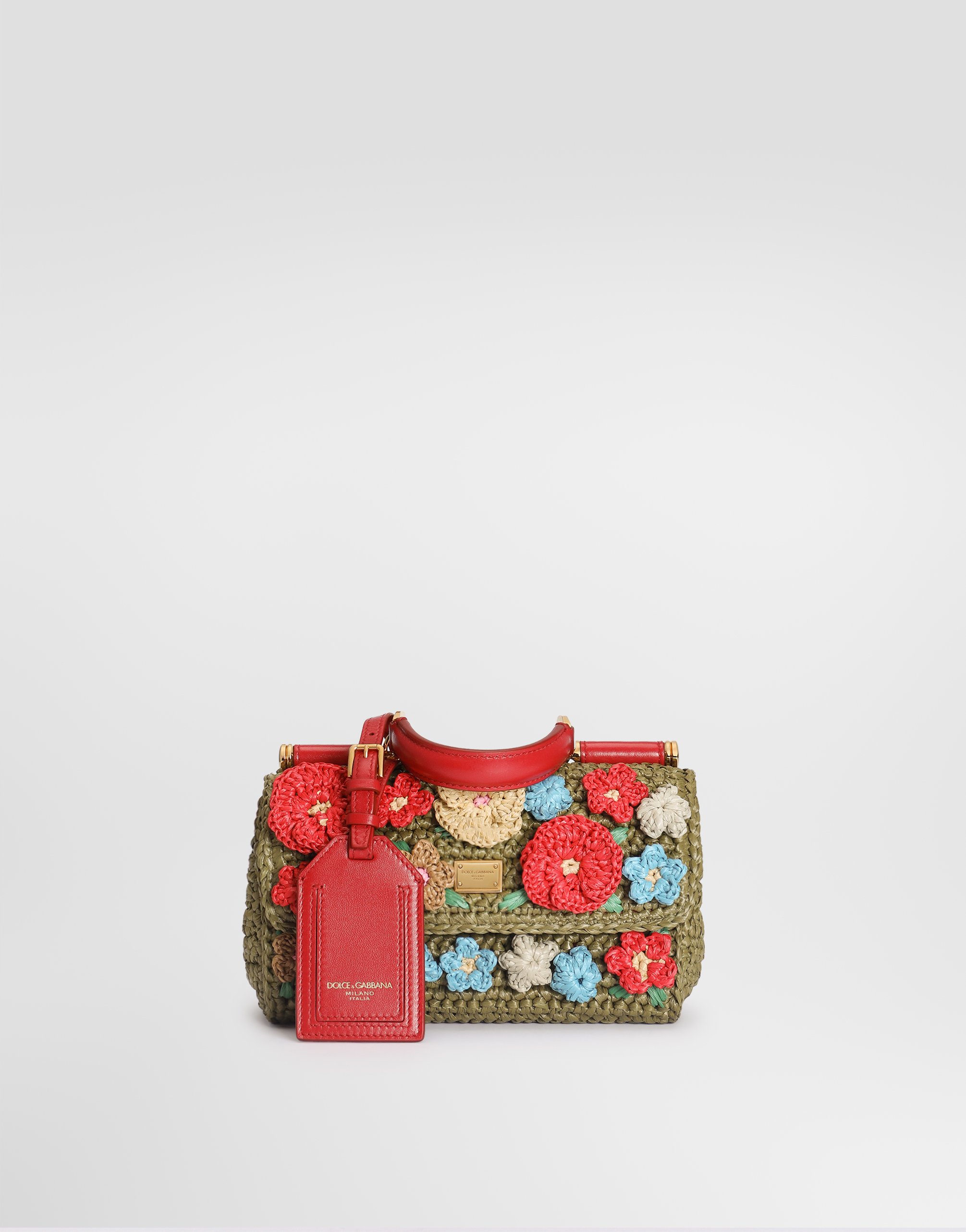 My sicily raffia crochet handbag in Multicolor for Women