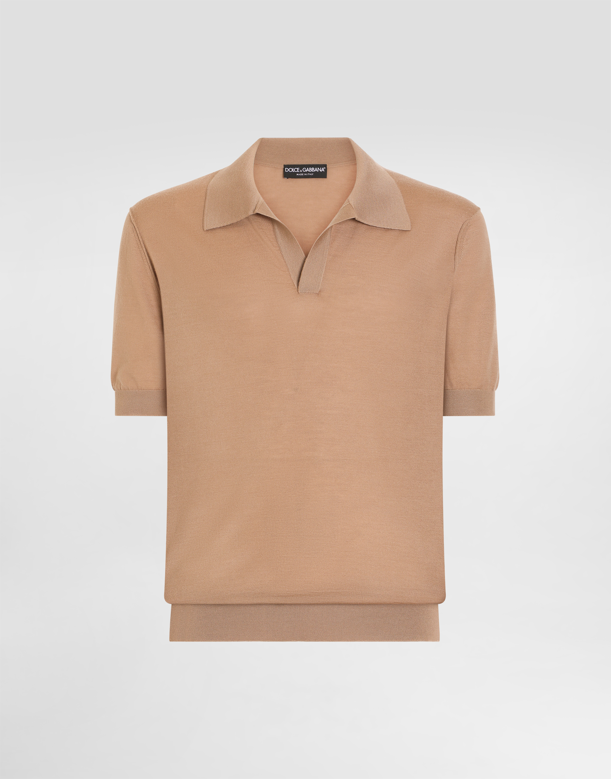 Cashmere polo shirt