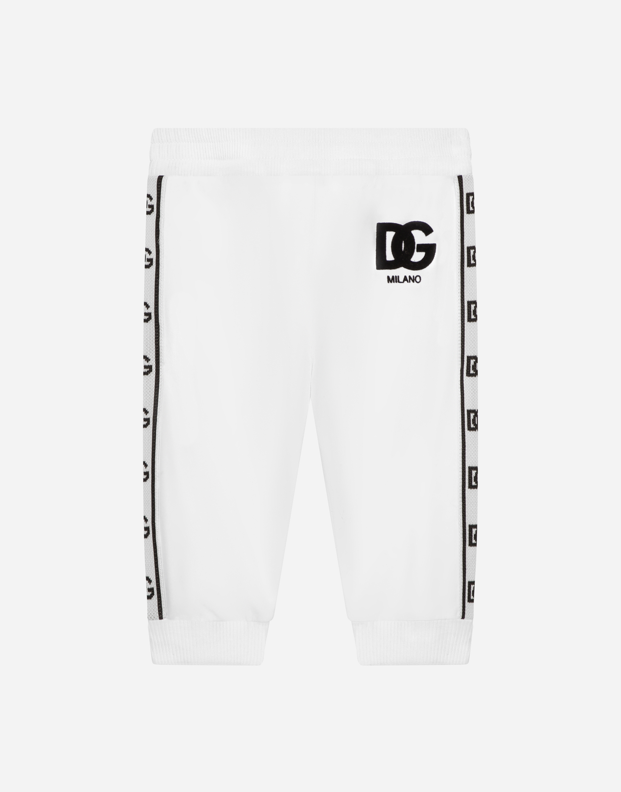 DOLCE & GABBANA JERSEY JOGGING PANTS WITH LOGO SIDE BAND