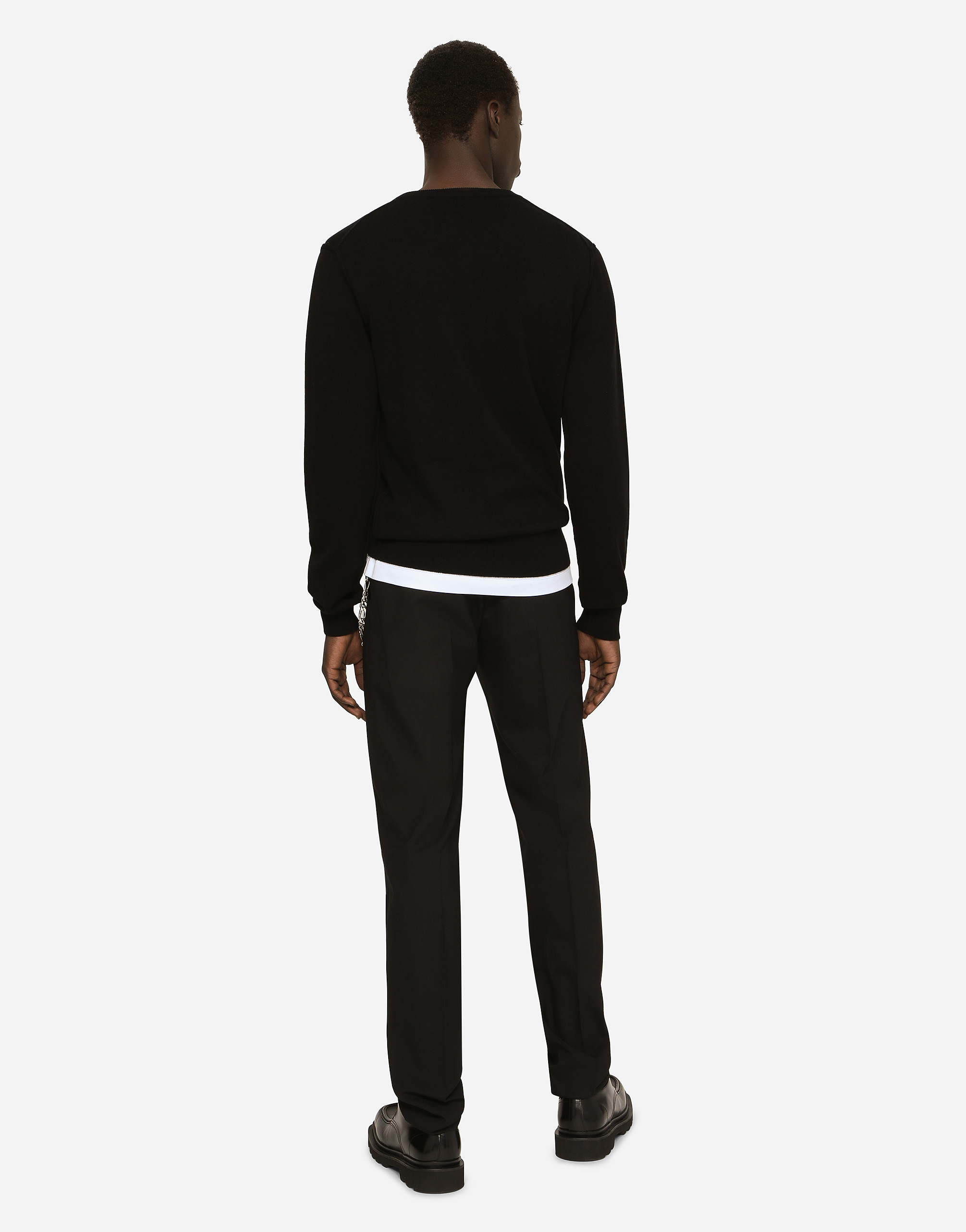 Cashmere round-neck sweater