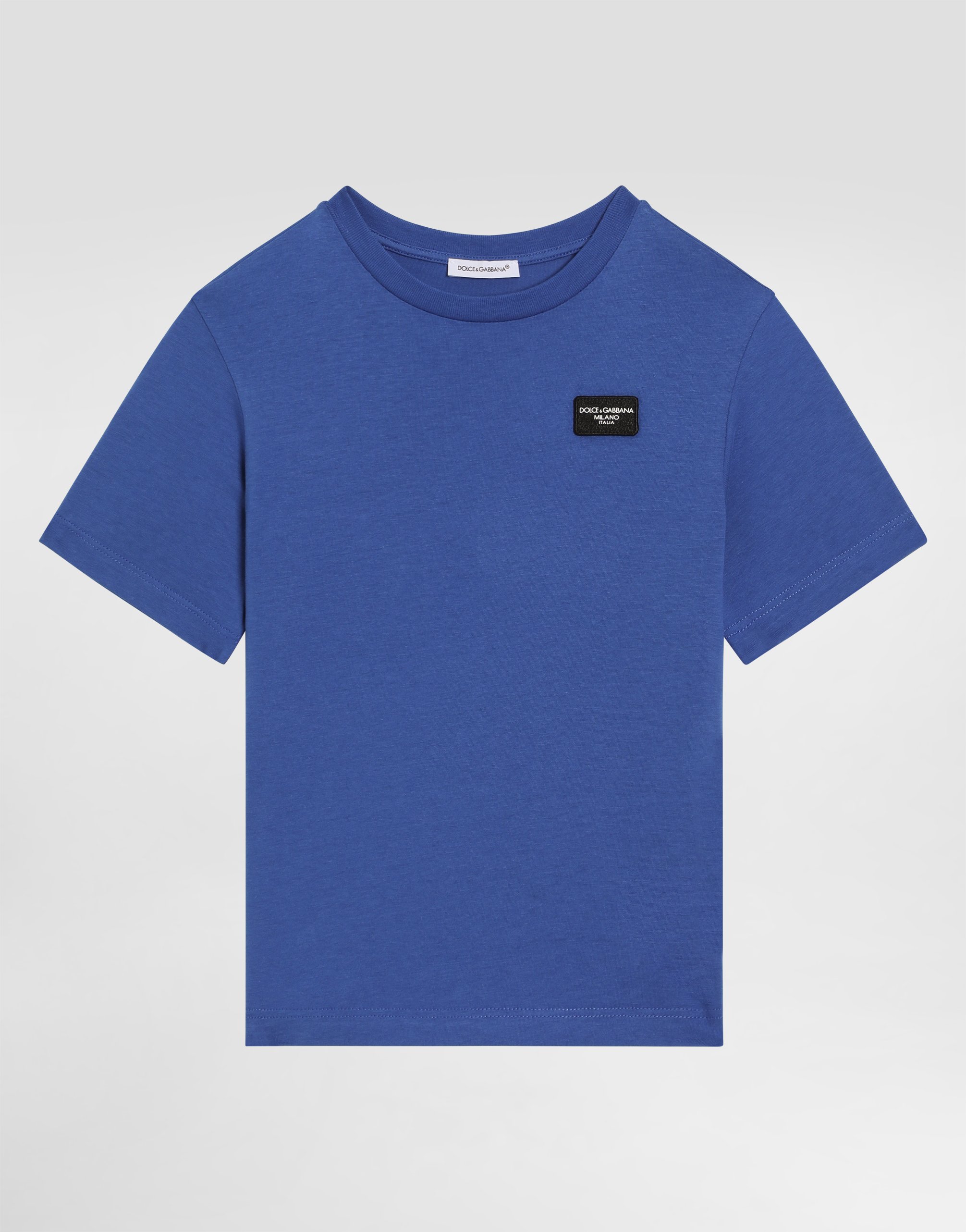 Dolce & Gabbana Jersey T-shirt With Logo Tag