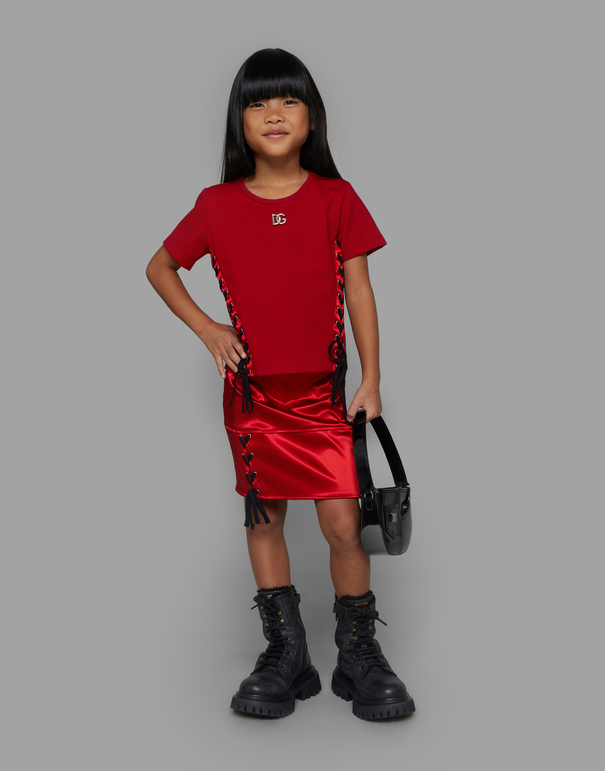 DOLCE & GABBANA VINTAGE CALFSKIN HI TREKKING ANKLE BOOTS