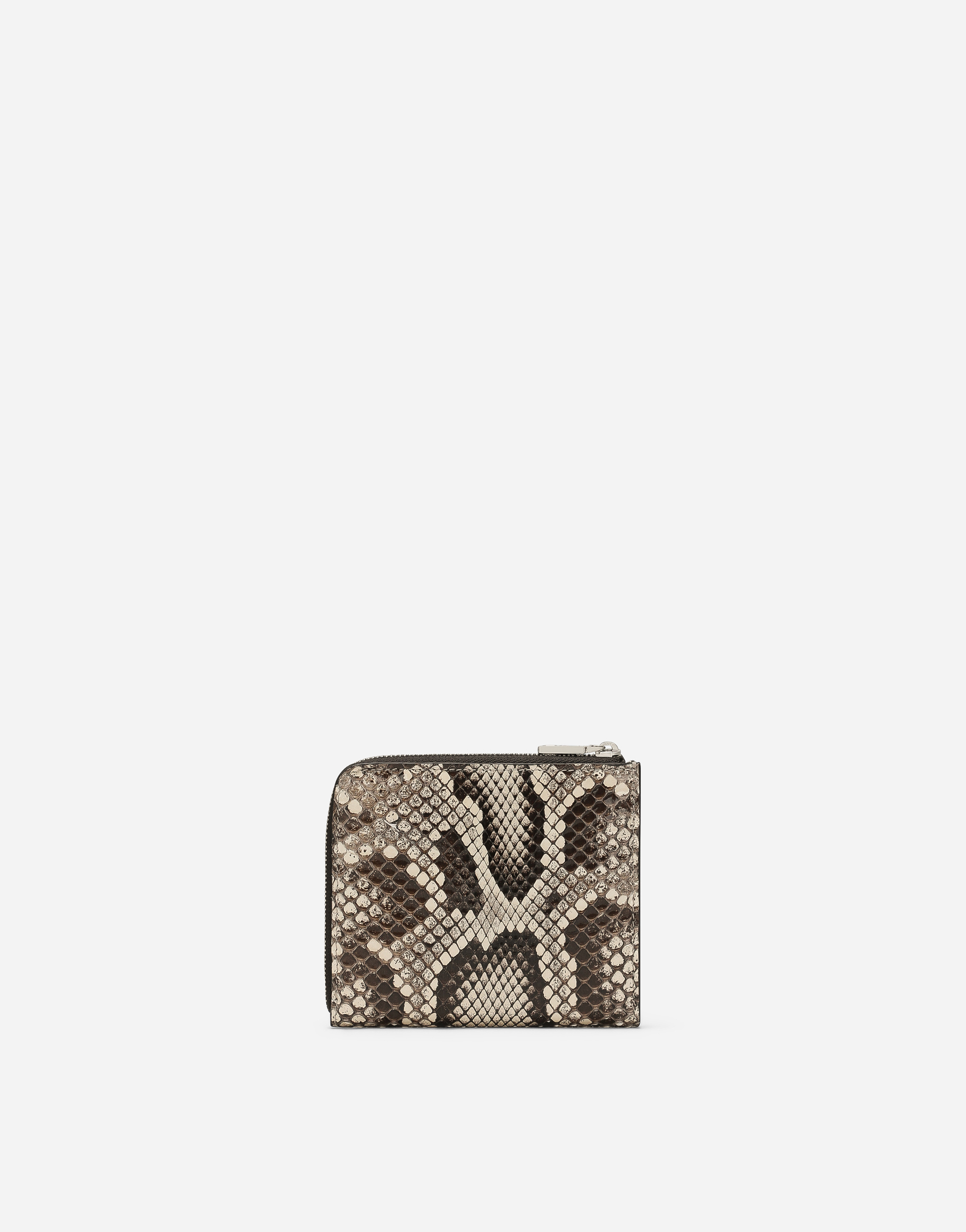  Dolce & Gabbana Dolce & Gabbana Python Skin Card Holder - Man Wallets And Small Leather Goods Yellow Onesize 
