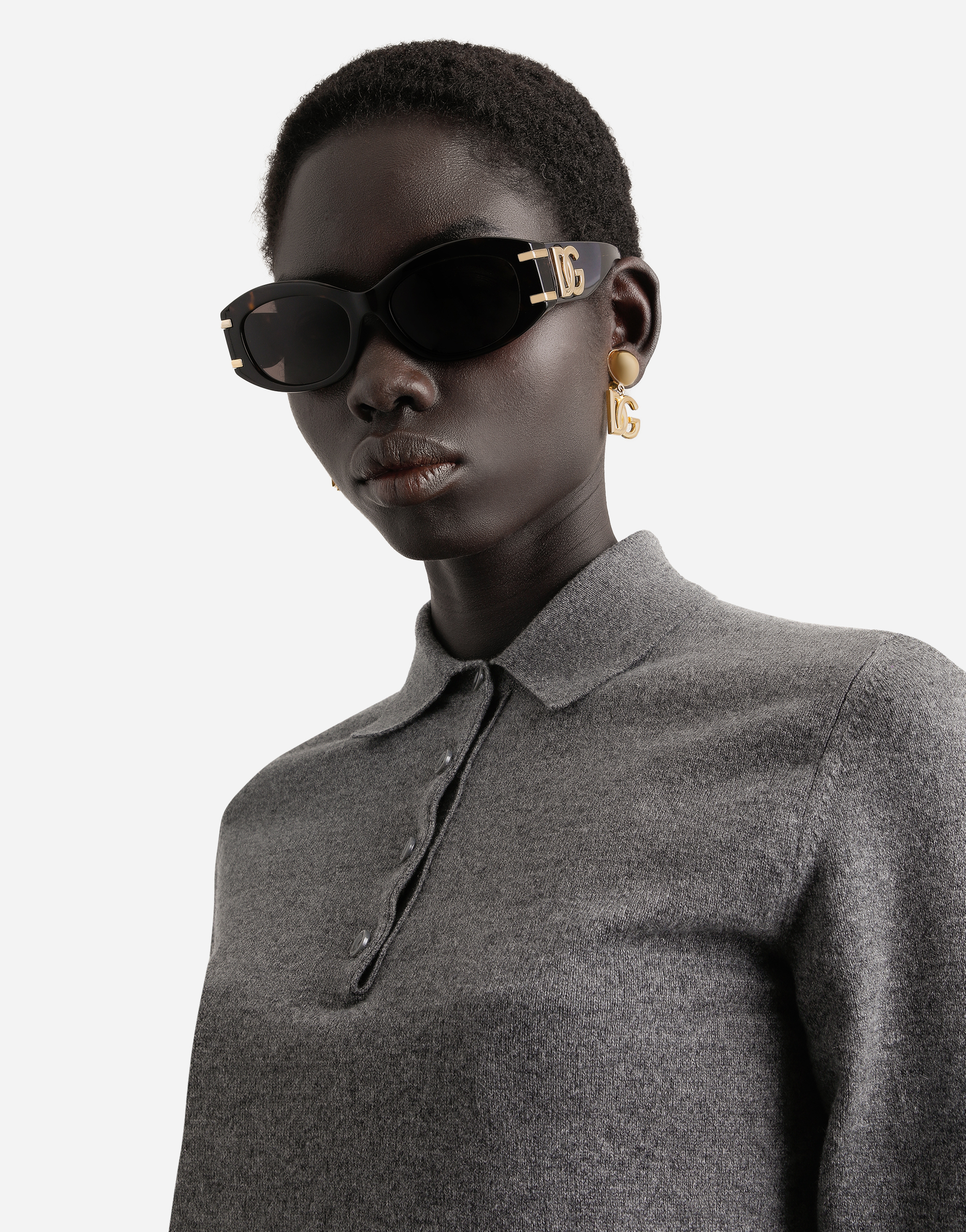 Dolce & Gabbana Dg Griffe Sunglasses In Havana