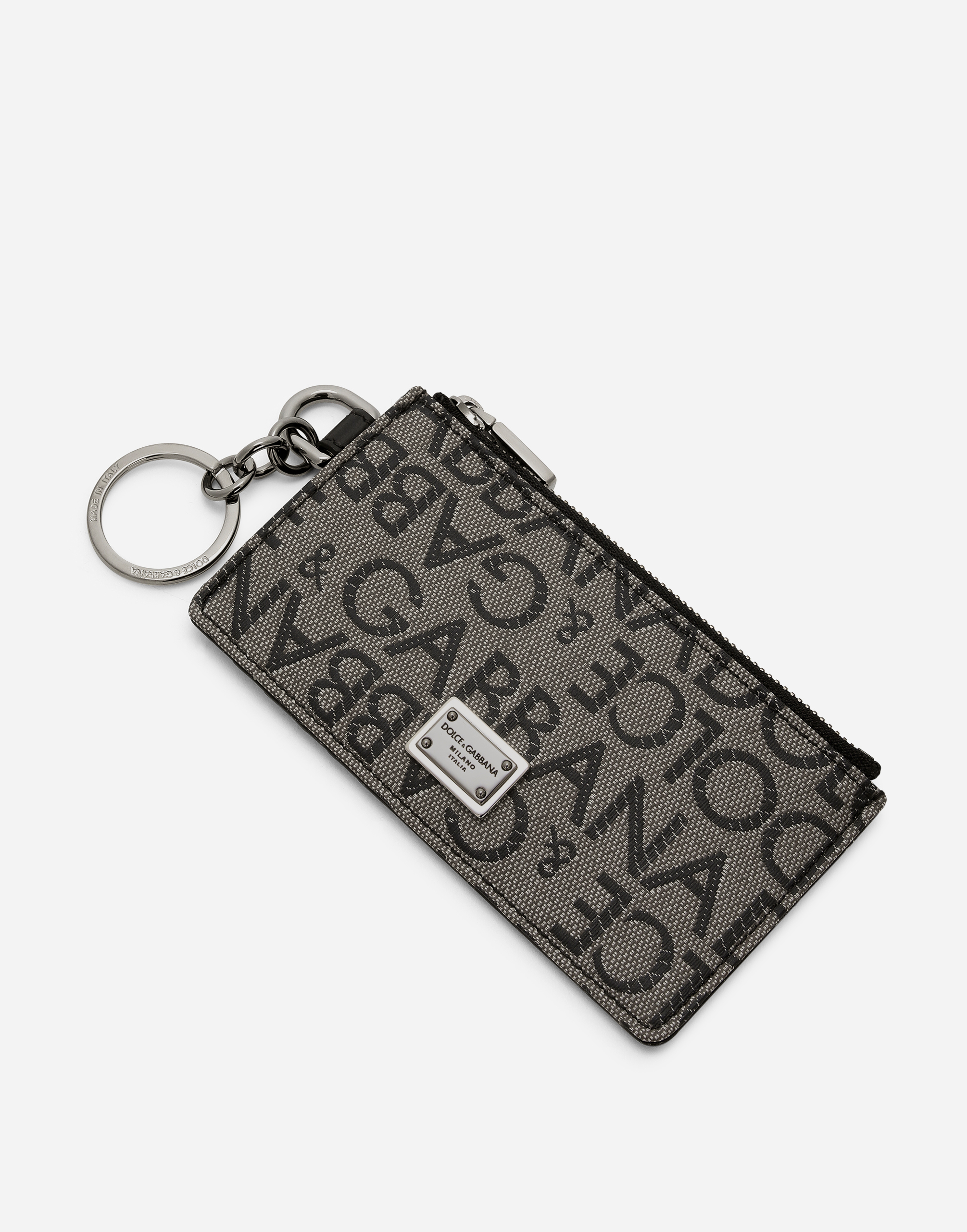 DOLCE & GABBANA JACQUARD CARD HOLDER