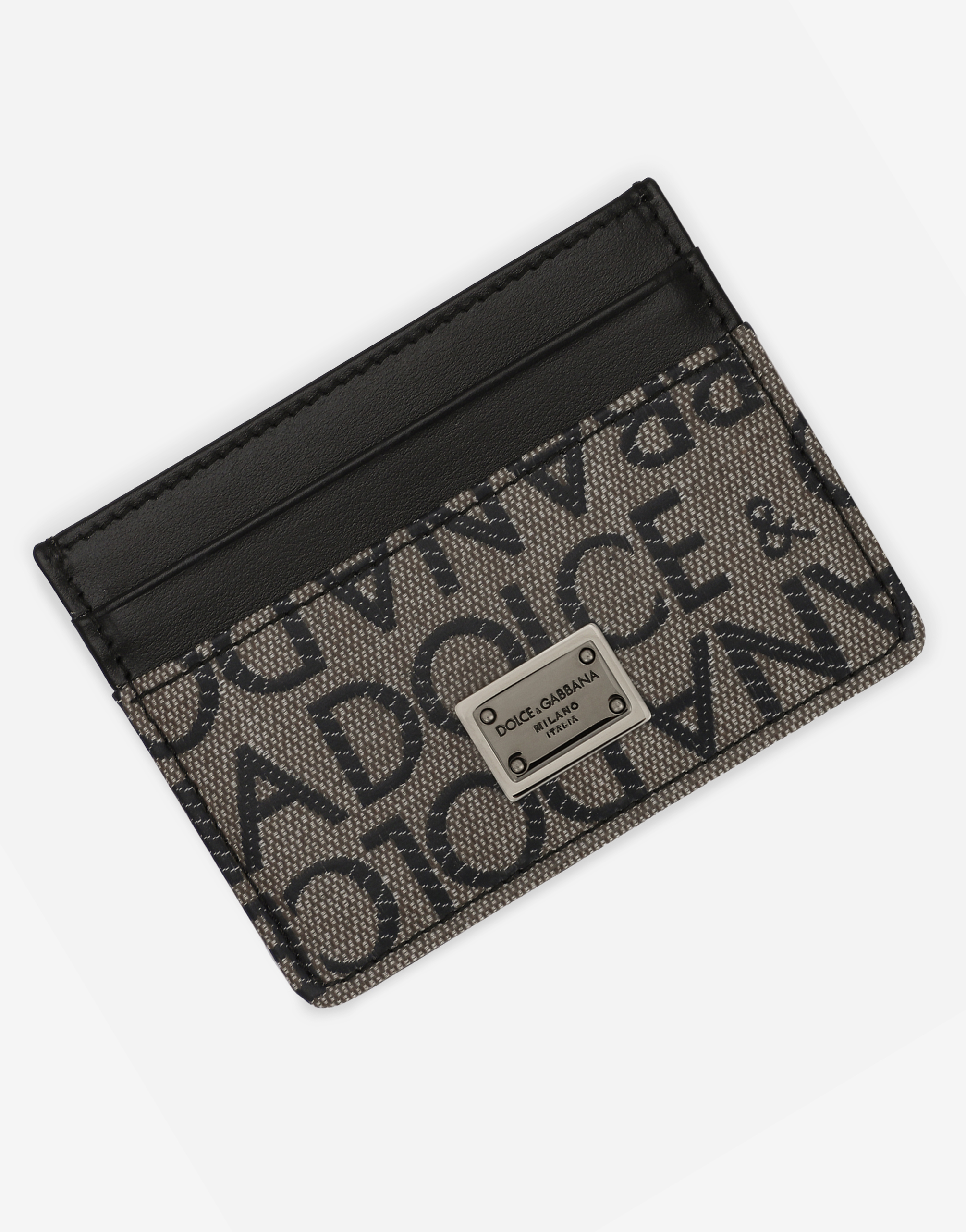 DOLCE & GABBANA JACQUARD CARD HOLDER