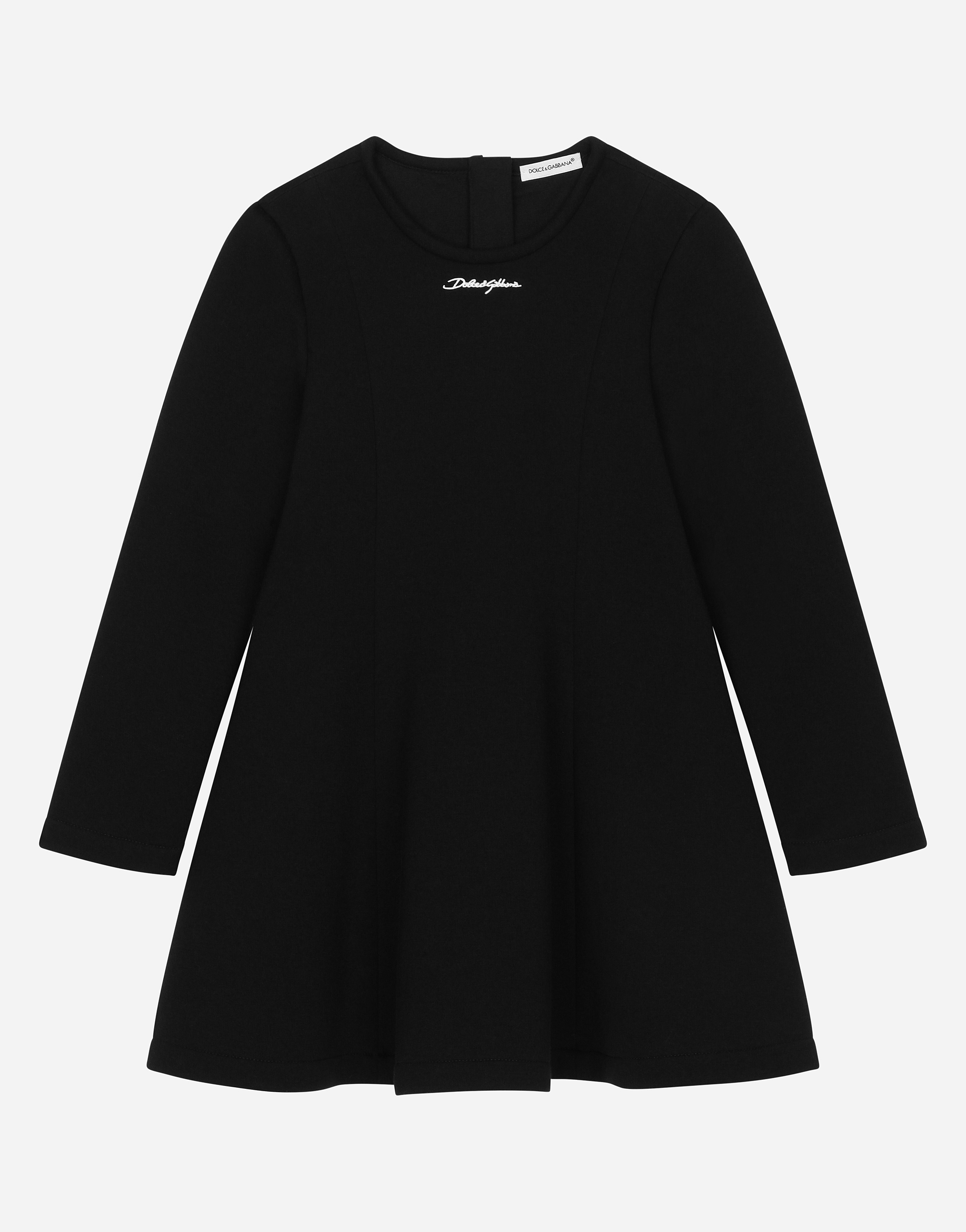 Dolce & Gabbana Abito Maniche Lunghe In Black