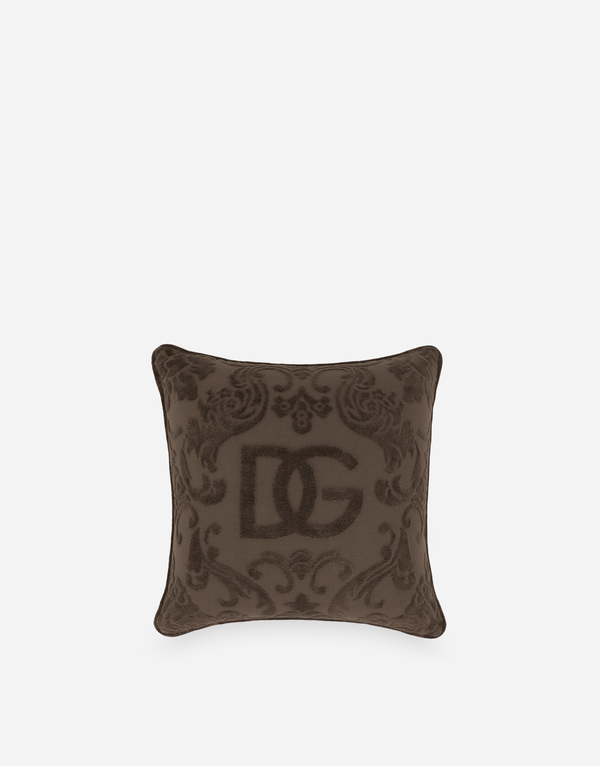 Dolce & Gabbana Cotton Terry Outdoor Cushion In Multicolor