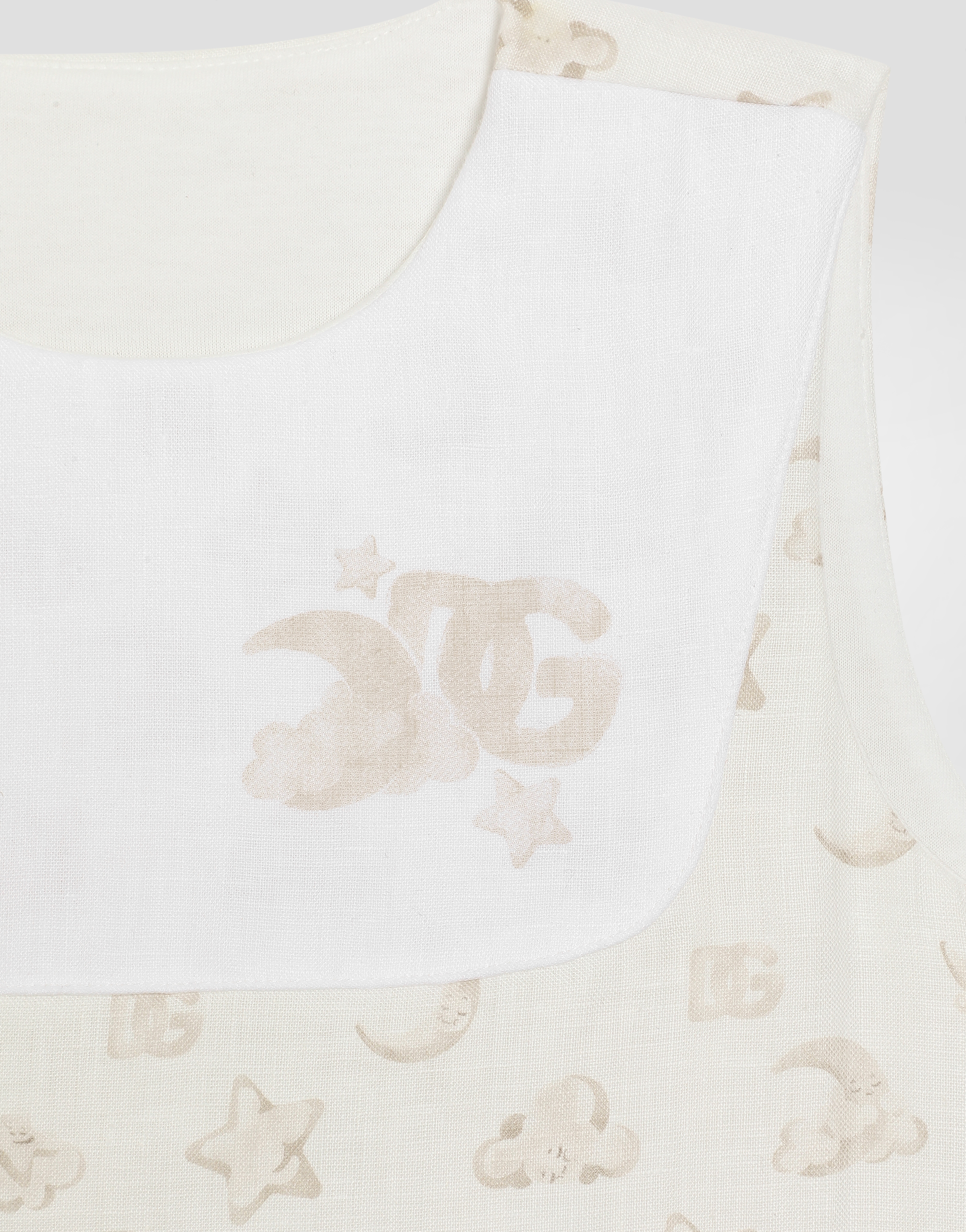 Canvas baby nest with moon and stars print